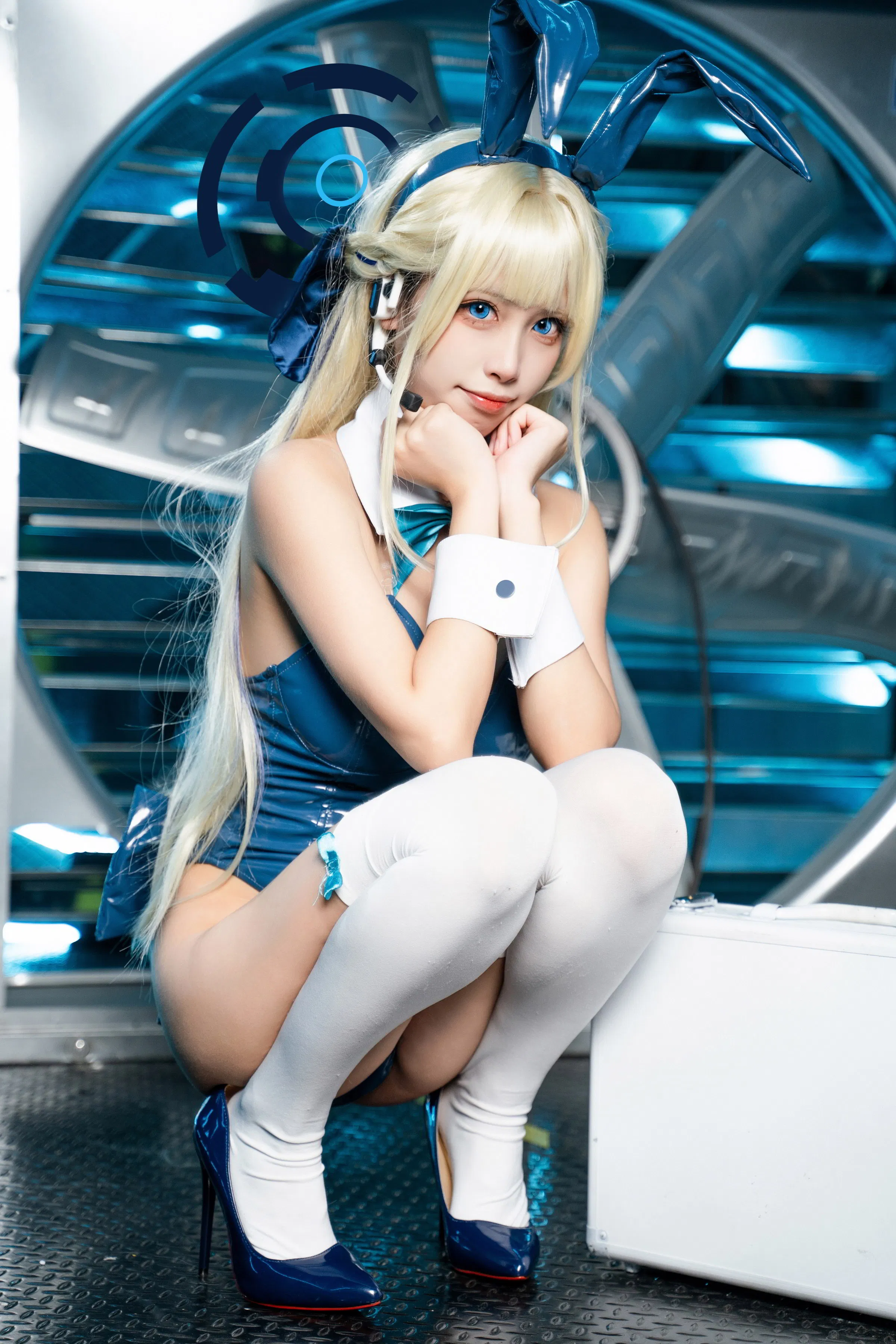 [Cosplay] 三無人型 - 蔚蓝档案 飞鸟马时兔女郎