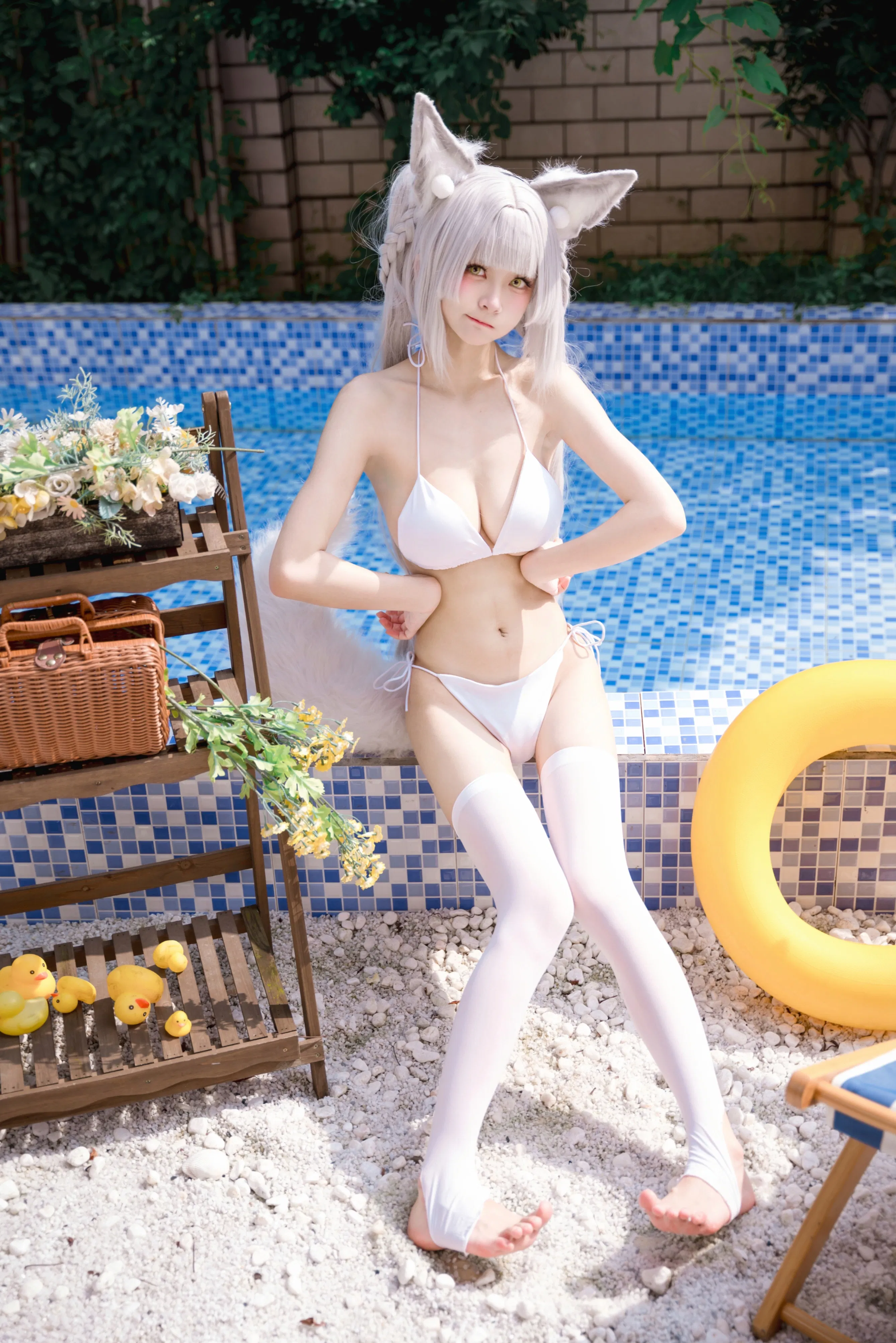 [Cosplay] 九柒喵 - 朝凪泳装