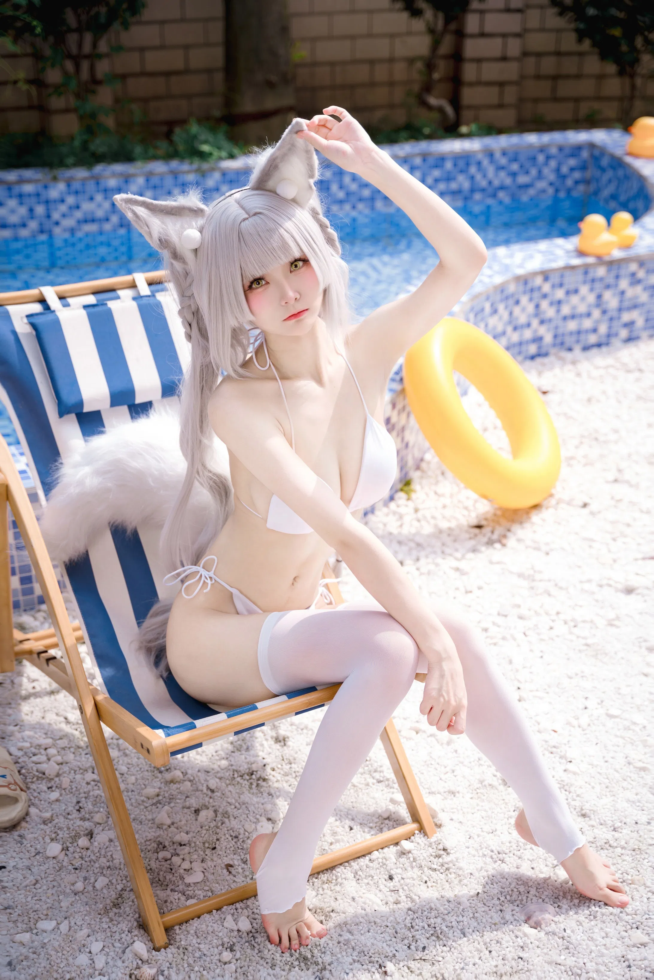 [Cosplay] 九柒喵 - 朝凪泳装