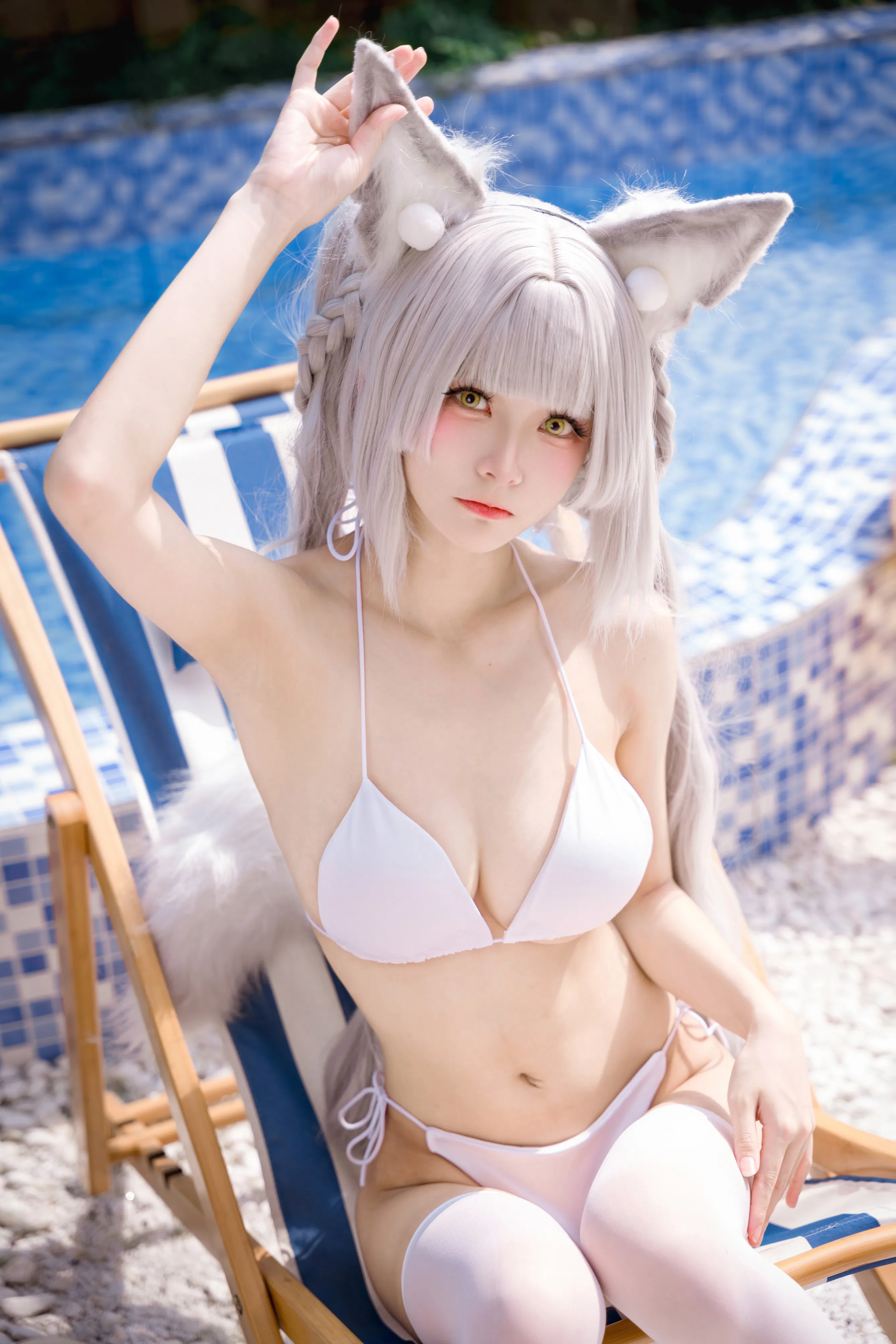 [Cosplay] 九柒喵 - 朝凪泳装