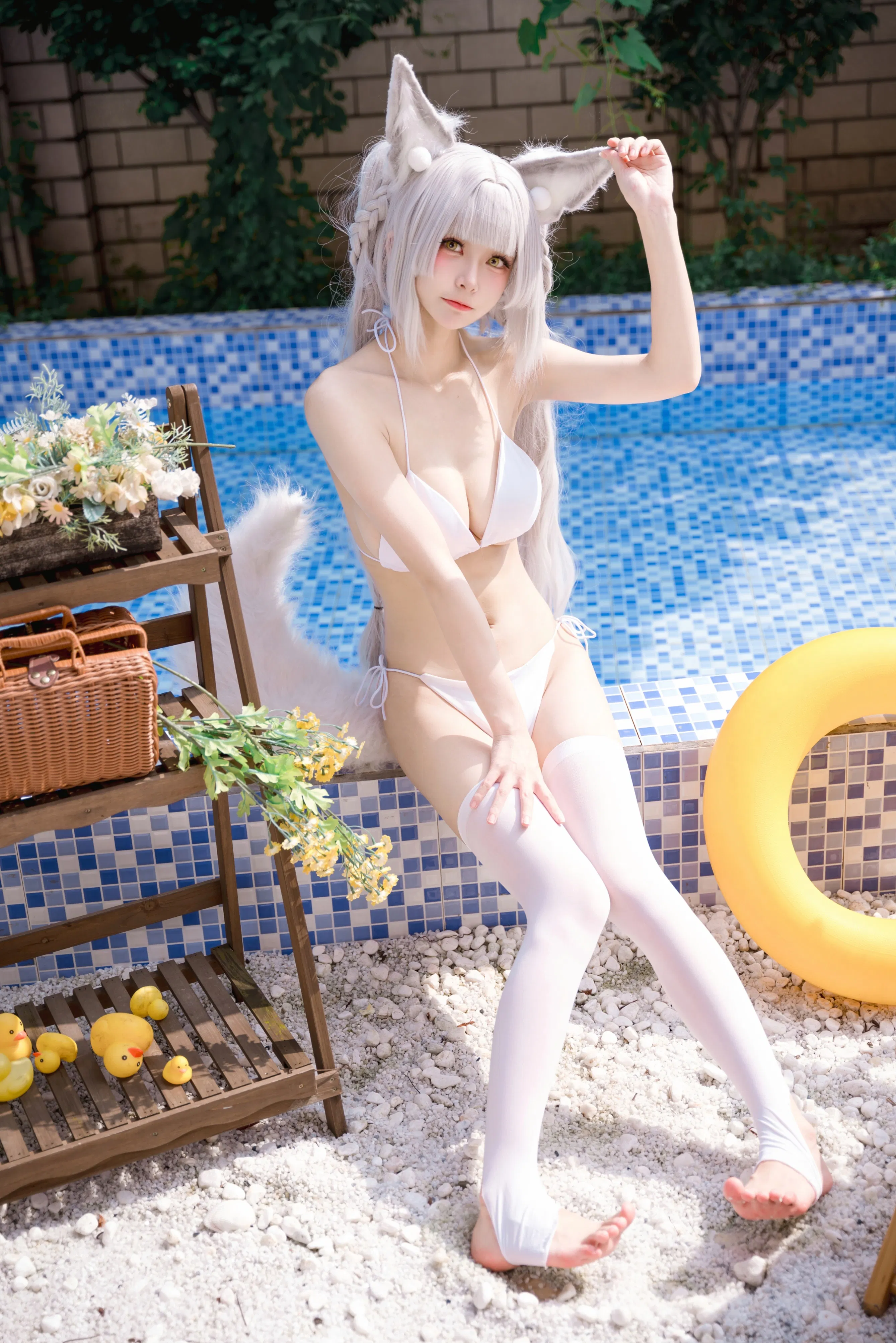 [Cosplay] 九柒喵 - 朝凪泳装