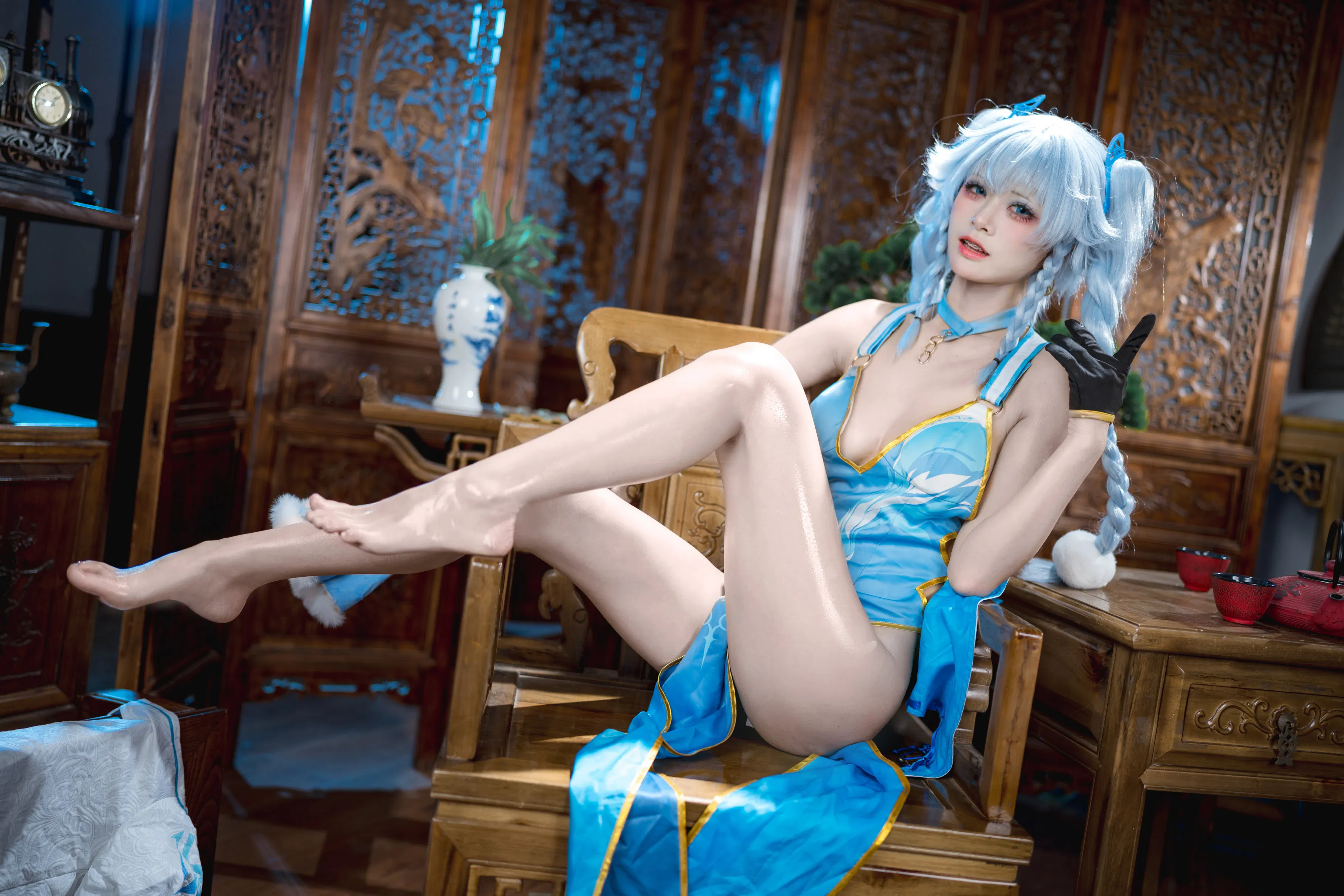 [Cosplay] 九柒喵 - 翠雀媚