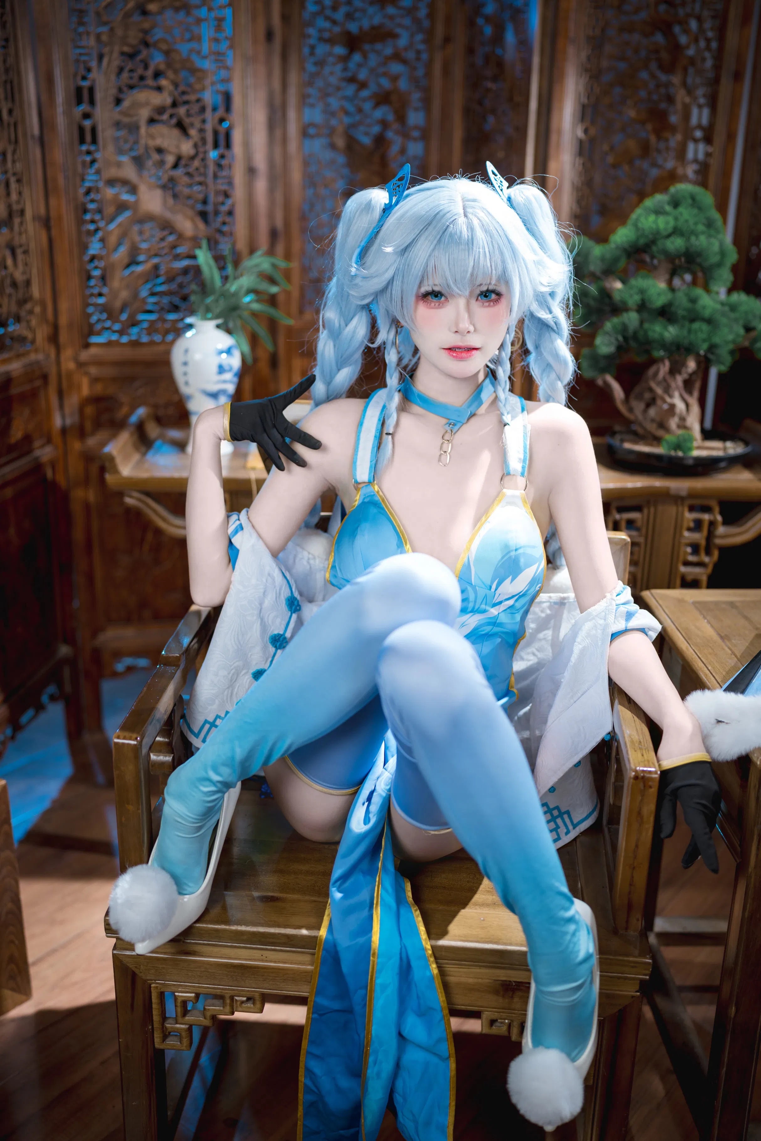 [Cosplay] 九柒喵 - 翠雀媚