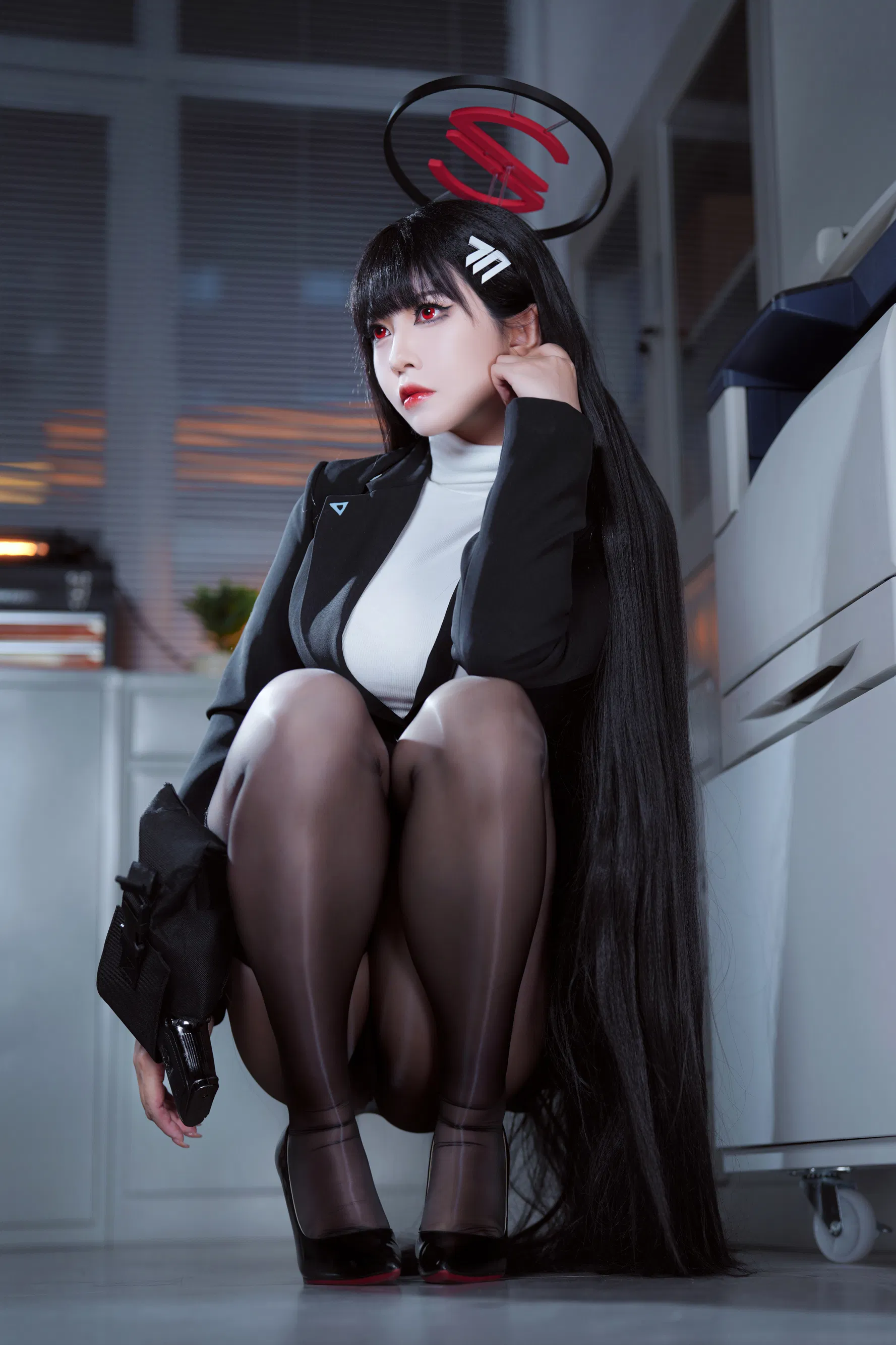 [Cosplay] 半半子 - 碧蓝档案 调月莉音