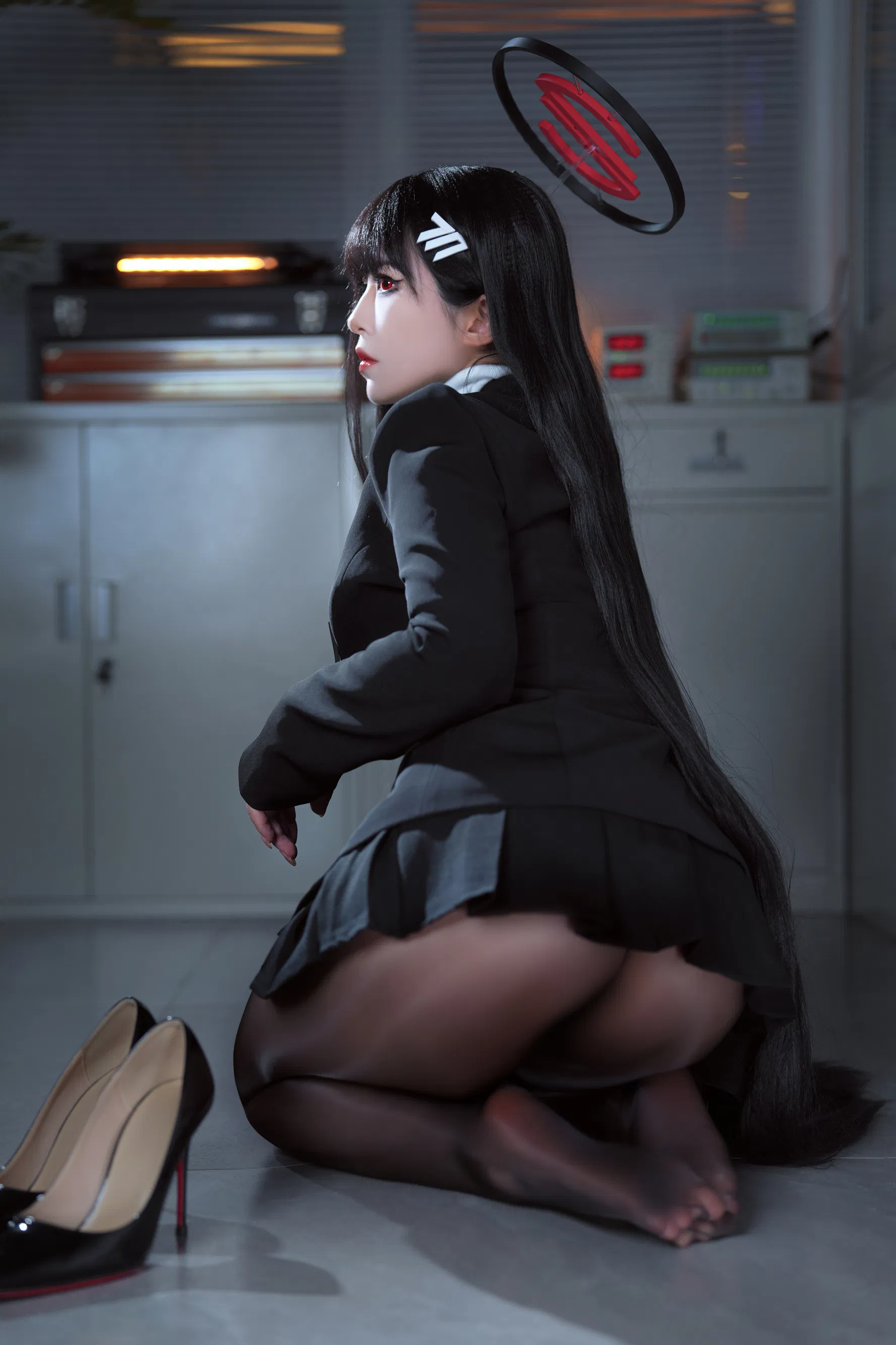 [Cosplay] 半半子 - 碧蓝档案 调月莉音