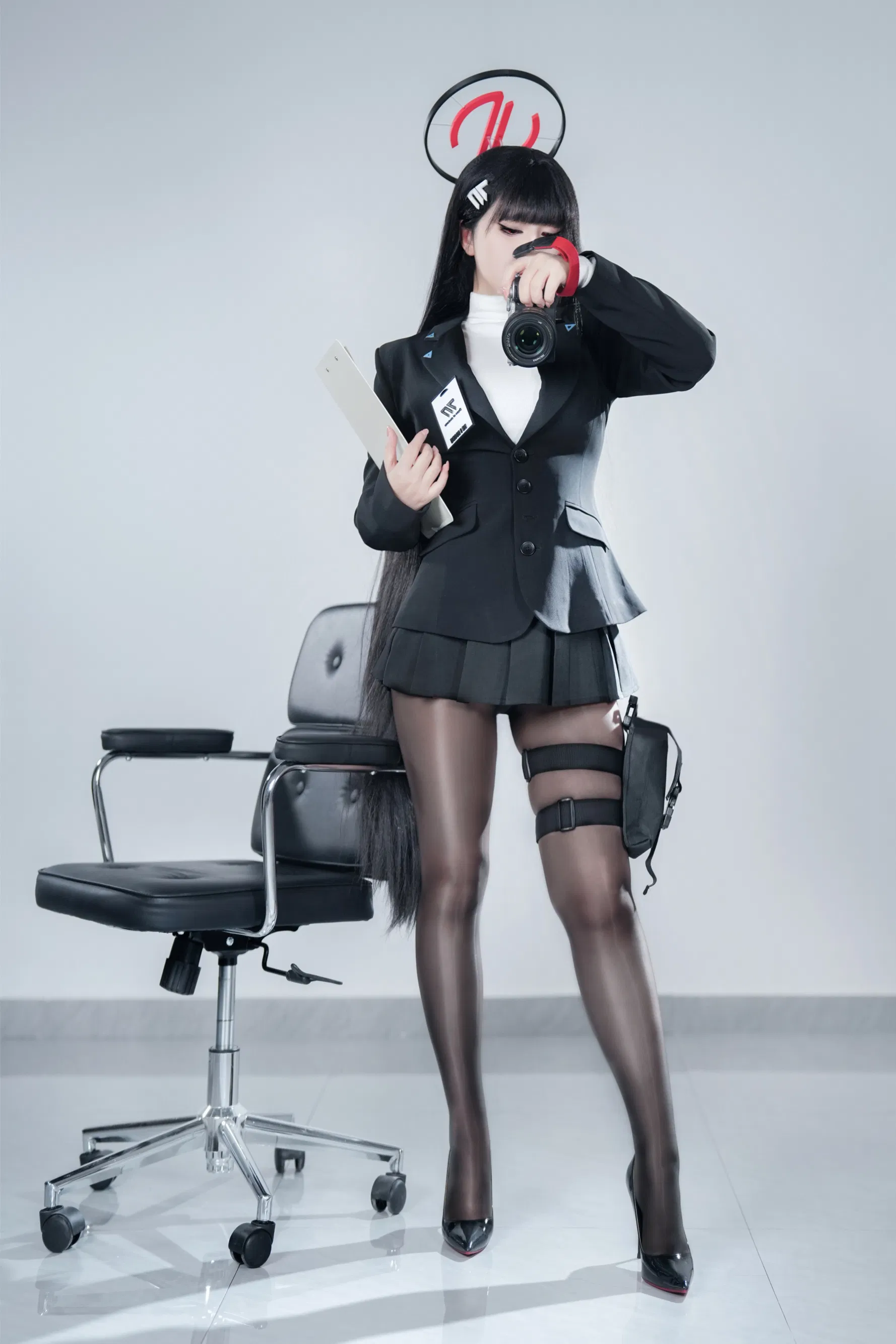 [Cosplay] 半半子 - 碧蓝档案 调月莉音