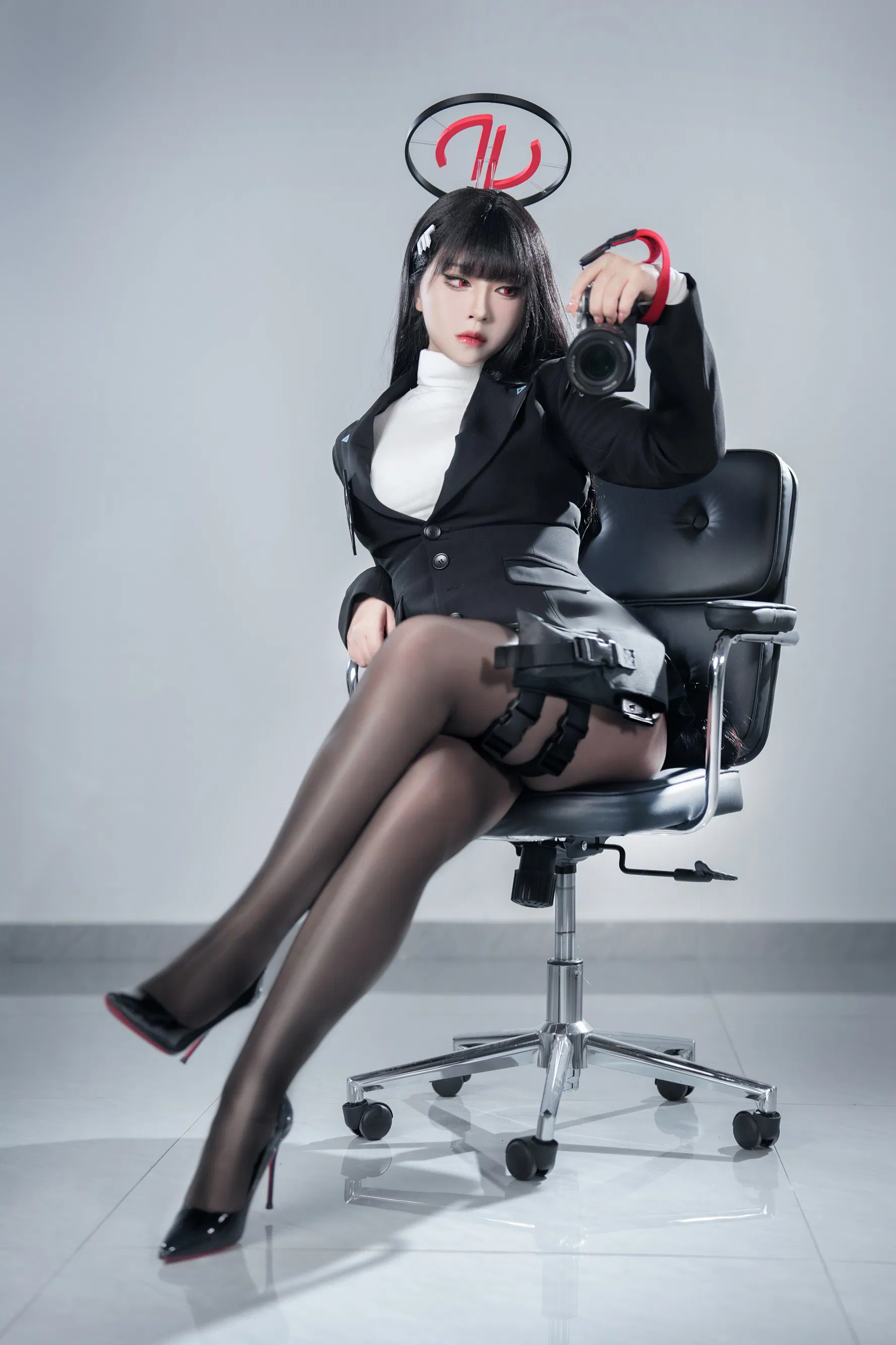 [Cosplay] 半半子 - 碧蓝档案 调月莉音