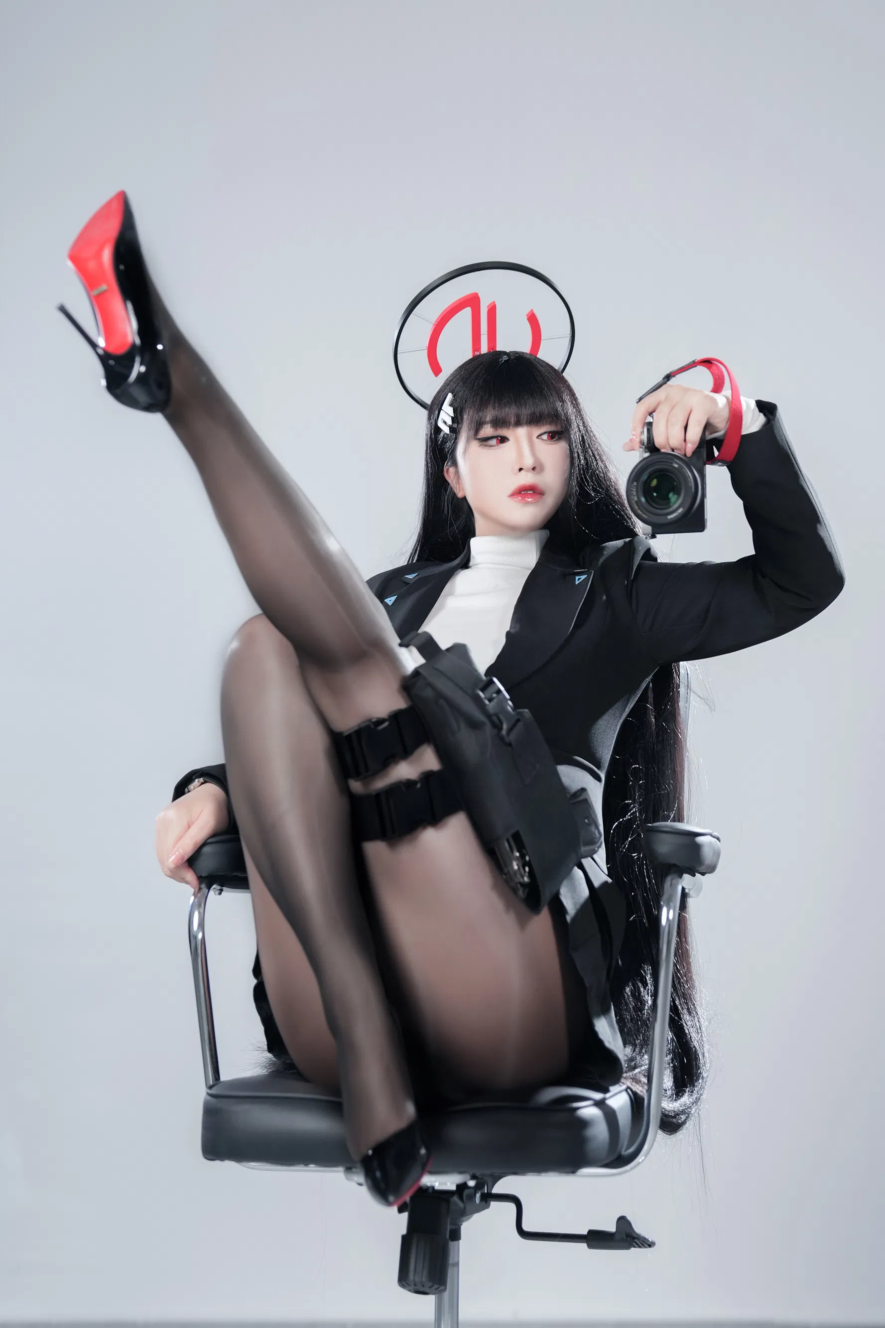 [Cosplay] 半半子 - 碧蓝档案 调月莉音