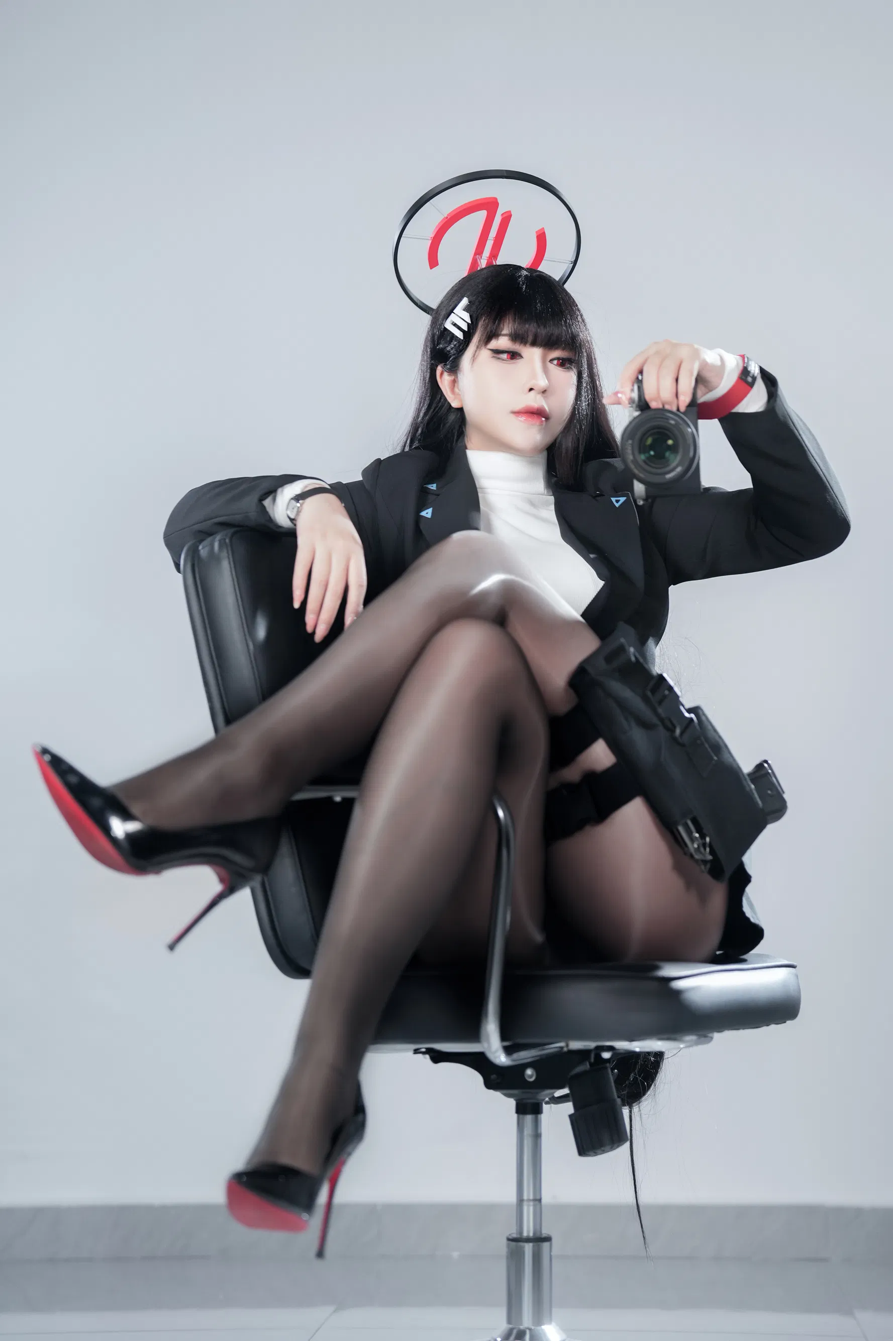 [Cosplay] 半半子 - 碧蓝档案 调月莉音