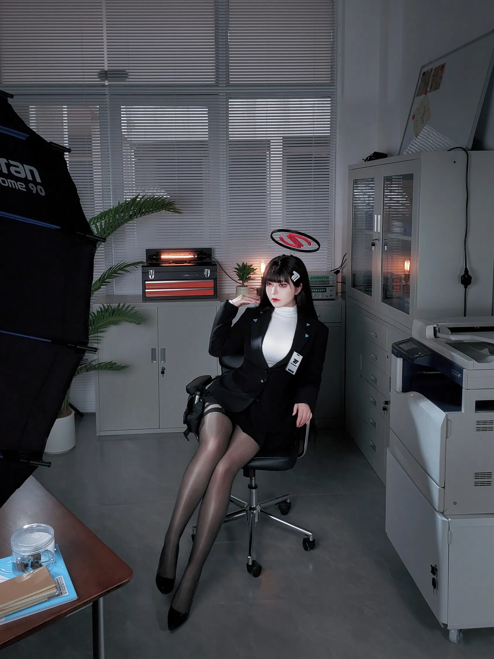 [Cosplay] 半半子 - 碧蓝档案 调月莉音