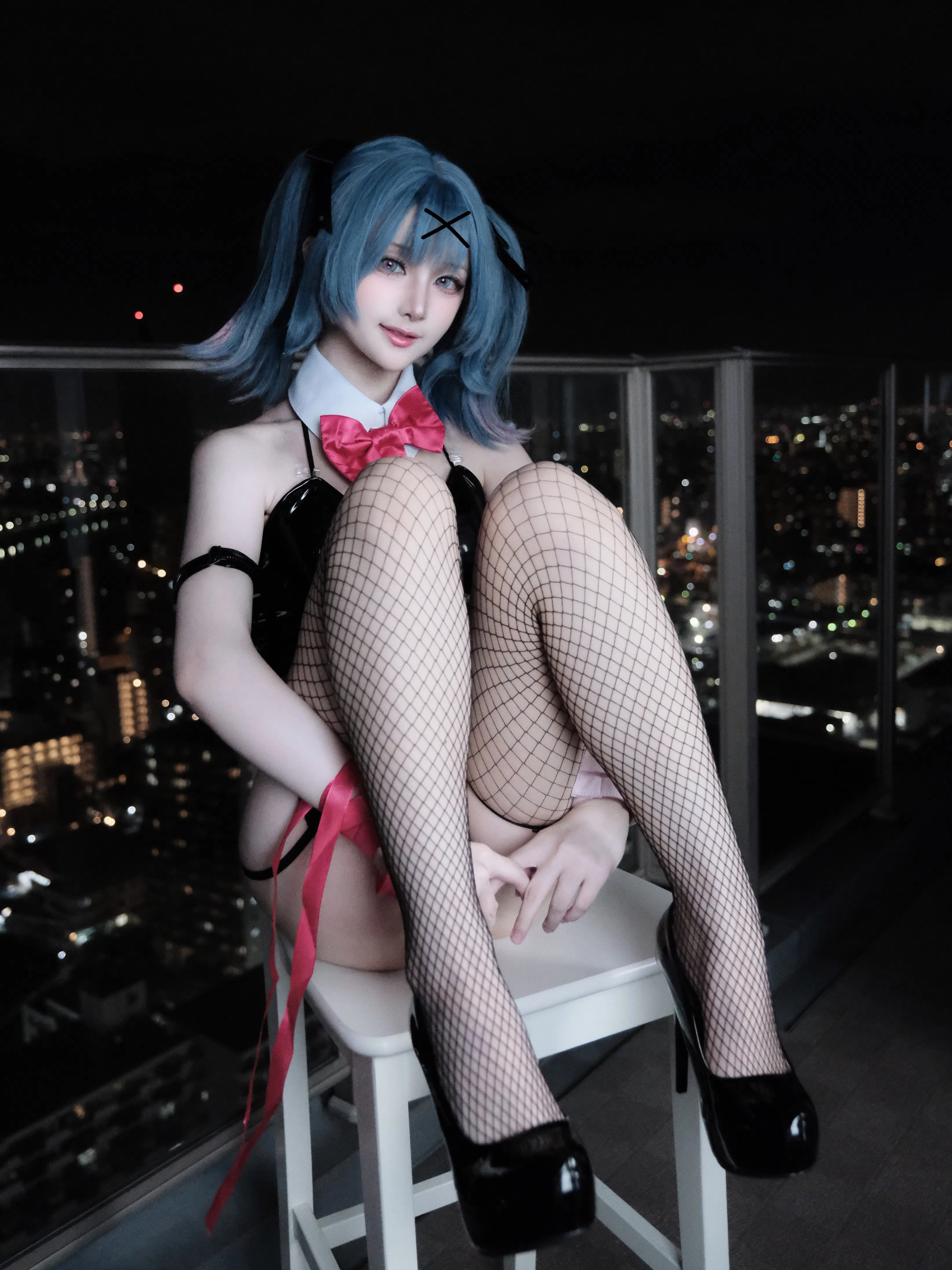[Cosplay] 幼愛youmeko - 初音未来兔子洞兔女郎