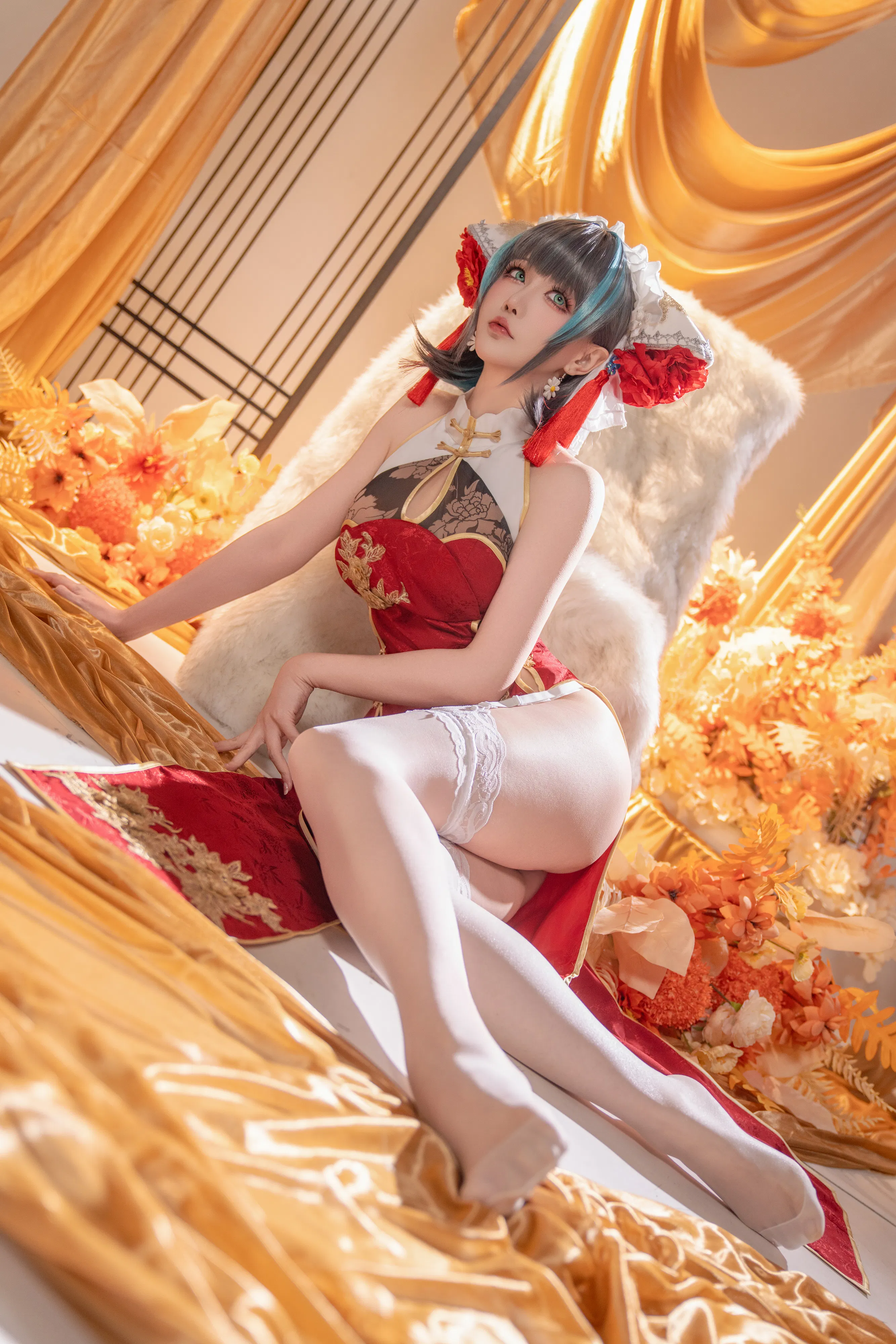 [Cosplay] 星之迟迟 2025年2月 – 碧蓝航线柴郡