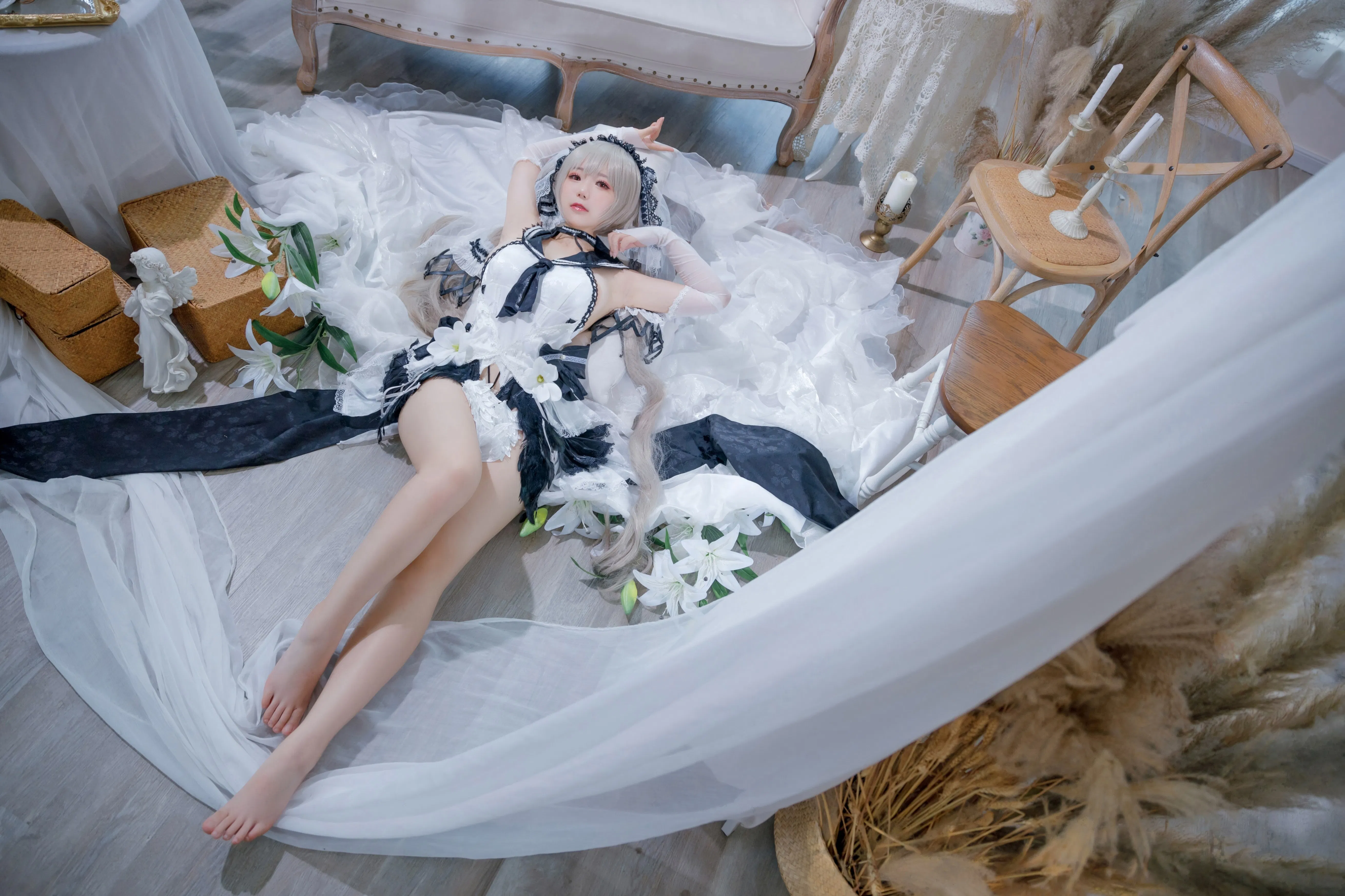 [Cosplay] 樱落酱w - 碧蓝航线 可畏 礼服