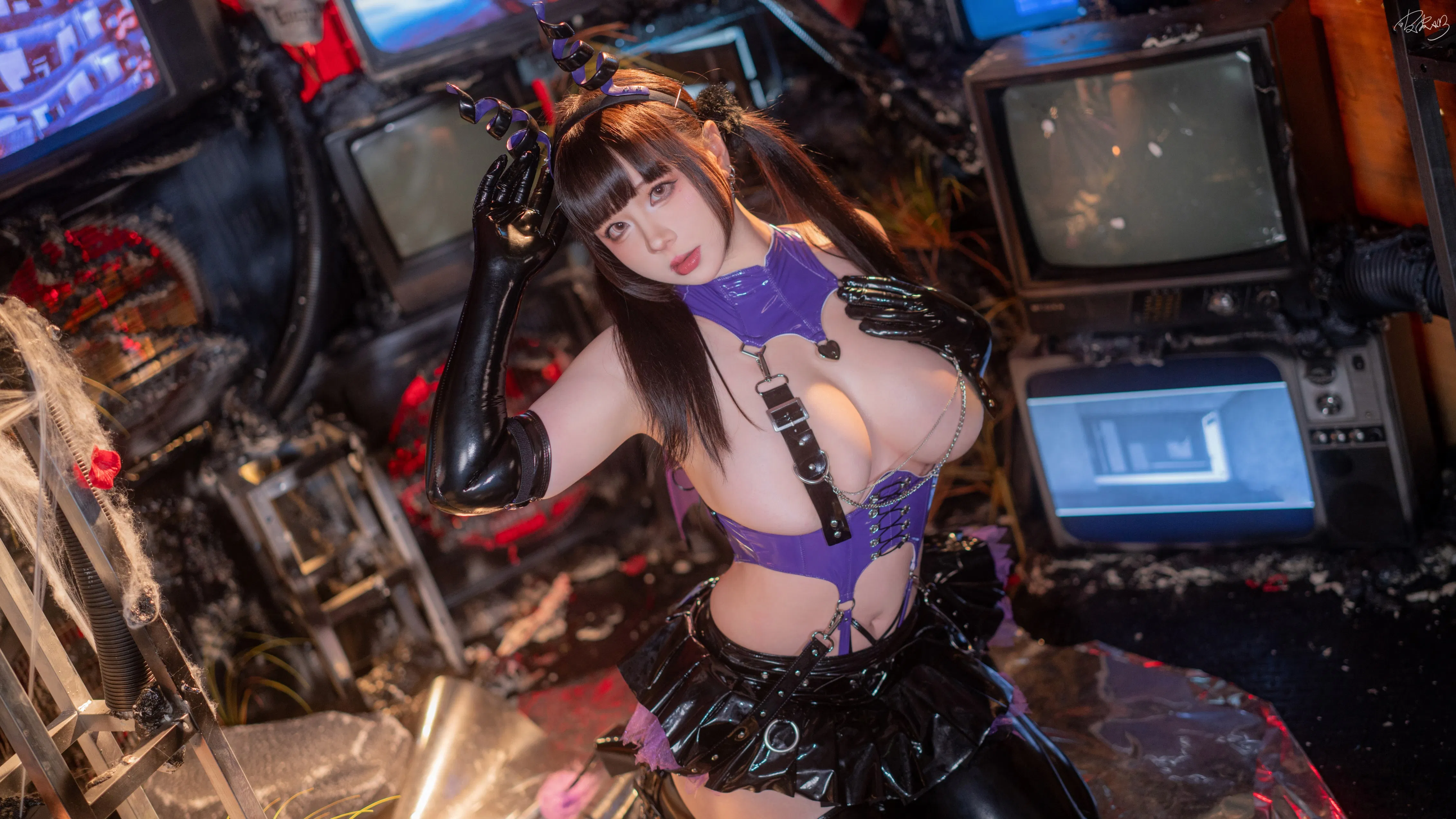 [Cosplay] 皮皮奶可可爱了啦 - 赛博魅魔