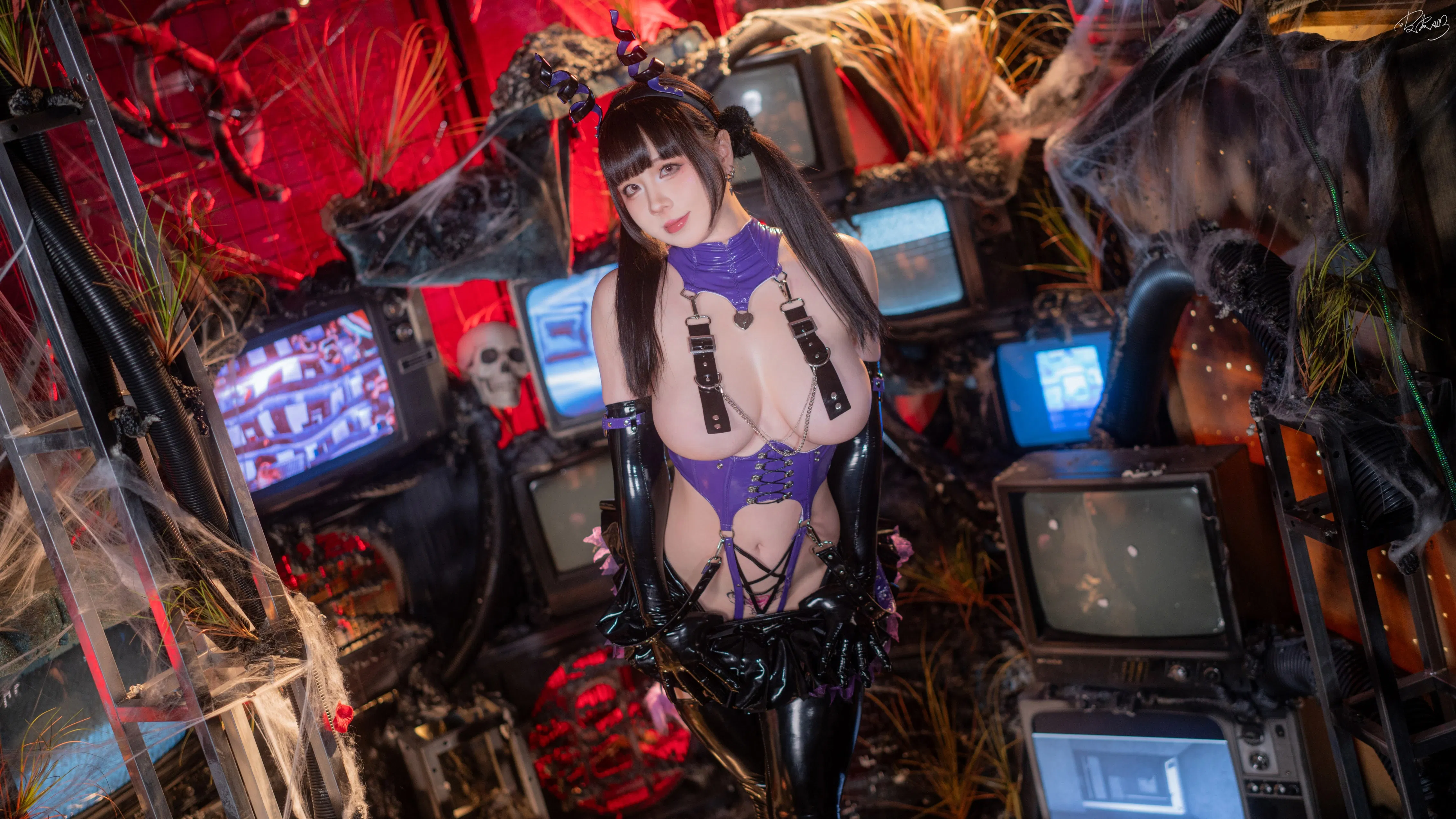 [Cosplay] 皮皮奶可可爱了啦 - 赛博魅魔