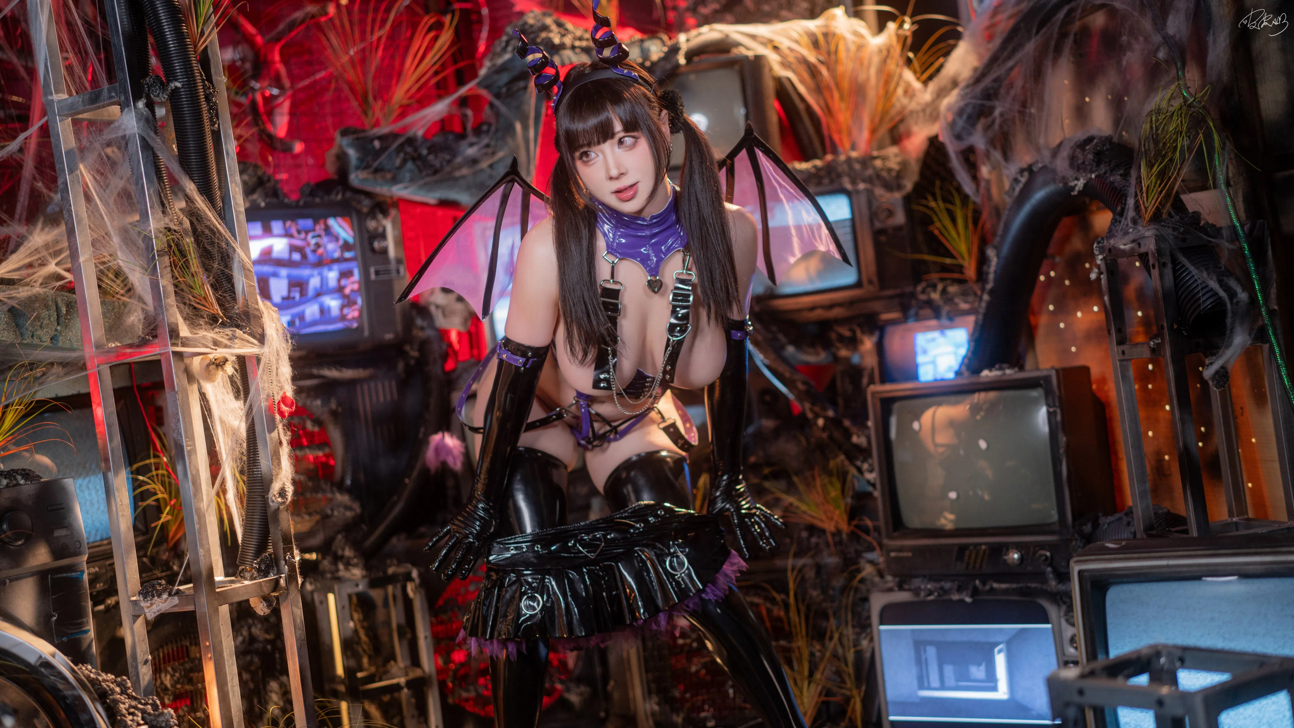 [Cosplay] 皮皮奶可可爱了啦 - 赛博魅魔