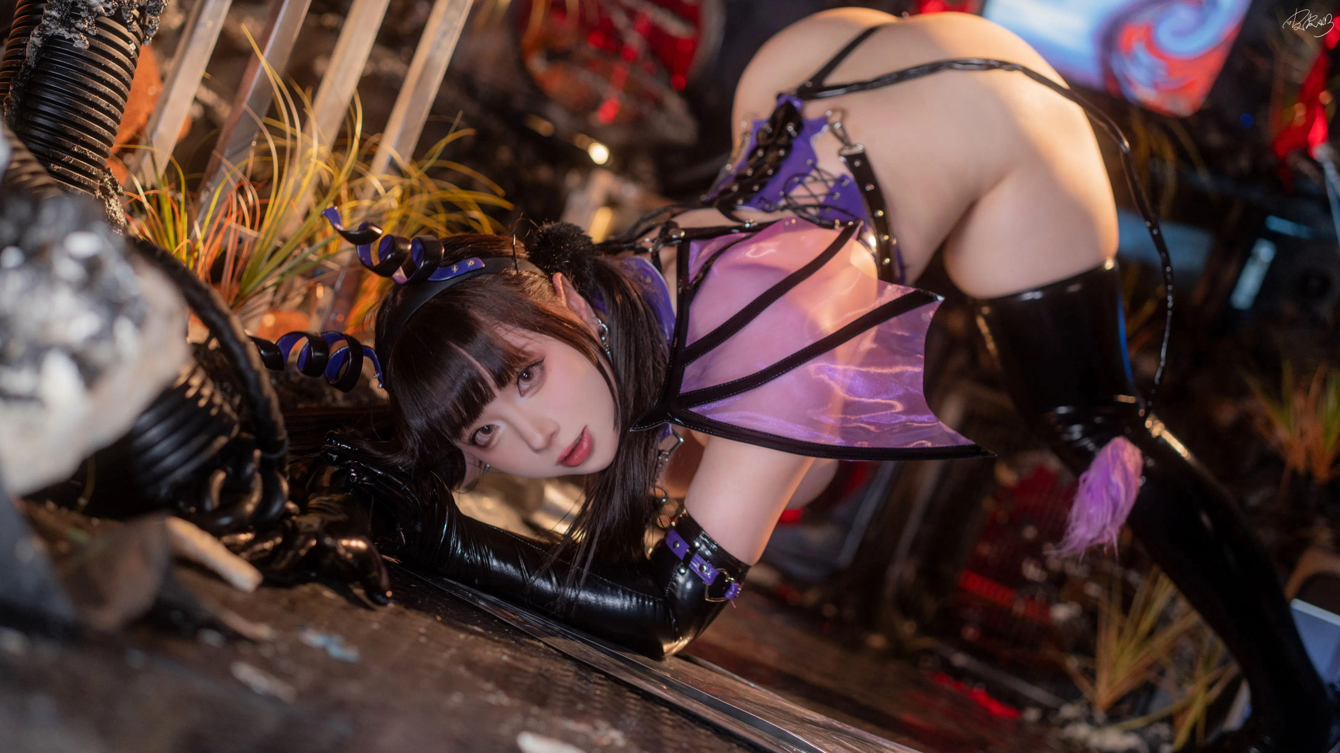 [Cosplay] 皮皮奶可可爱了啦 - 赛博魅魔