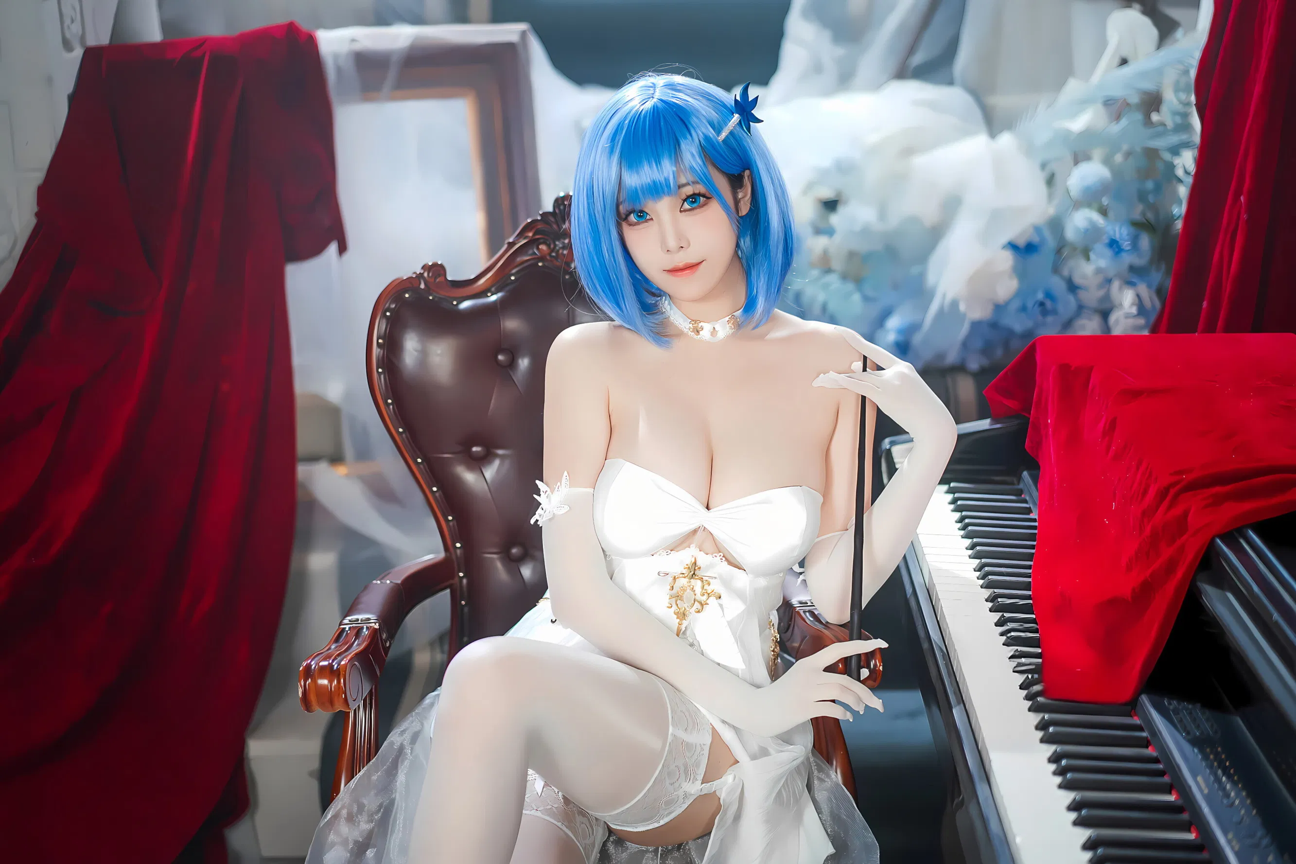 [Cosplay] 蜜汁猫裘 - 碧蓝航线 恰巴耶夫白骑兵