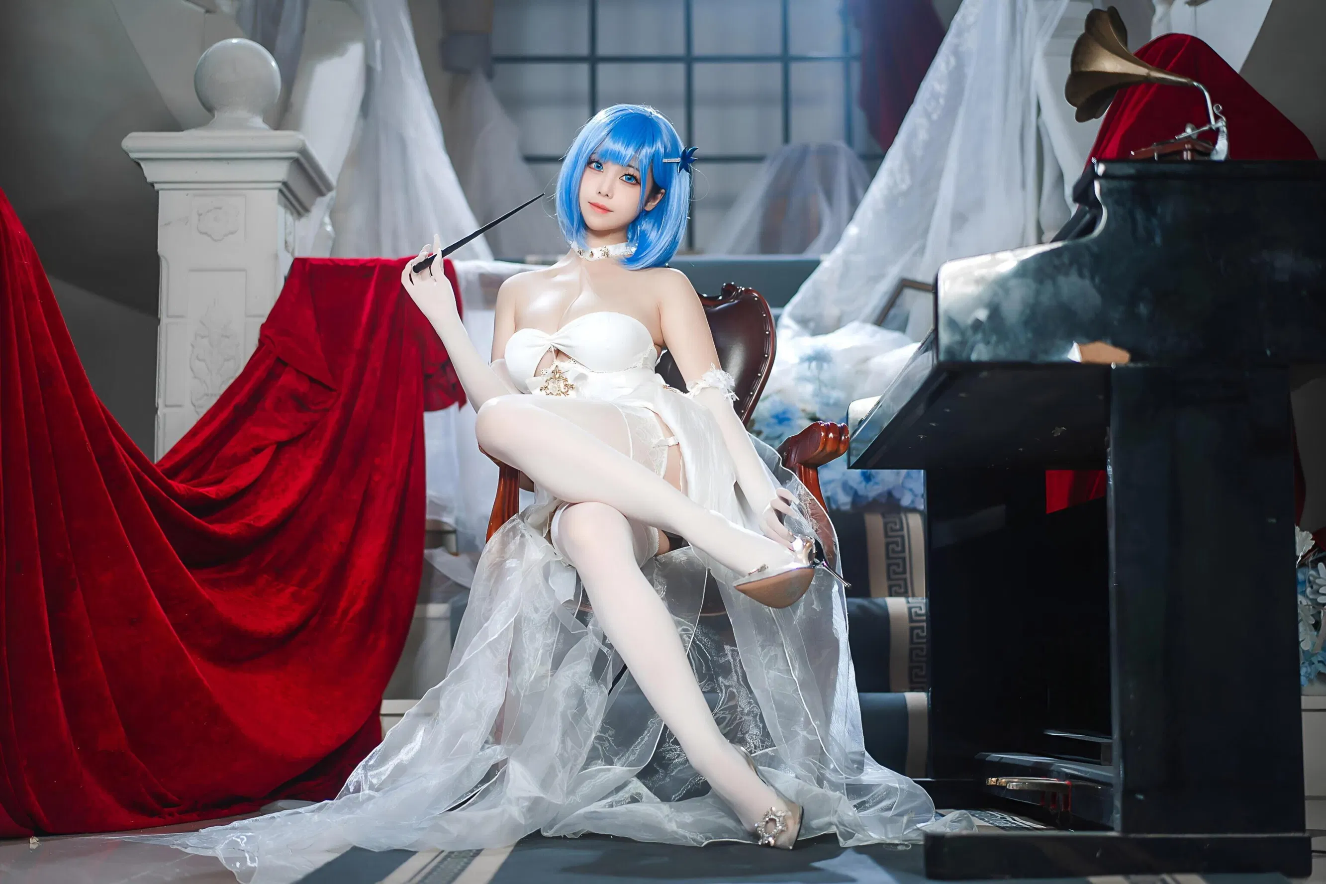 [Cosplay] 蜜汁猫裘 - 碧蓝航线 恰巴耶夫白骑兵