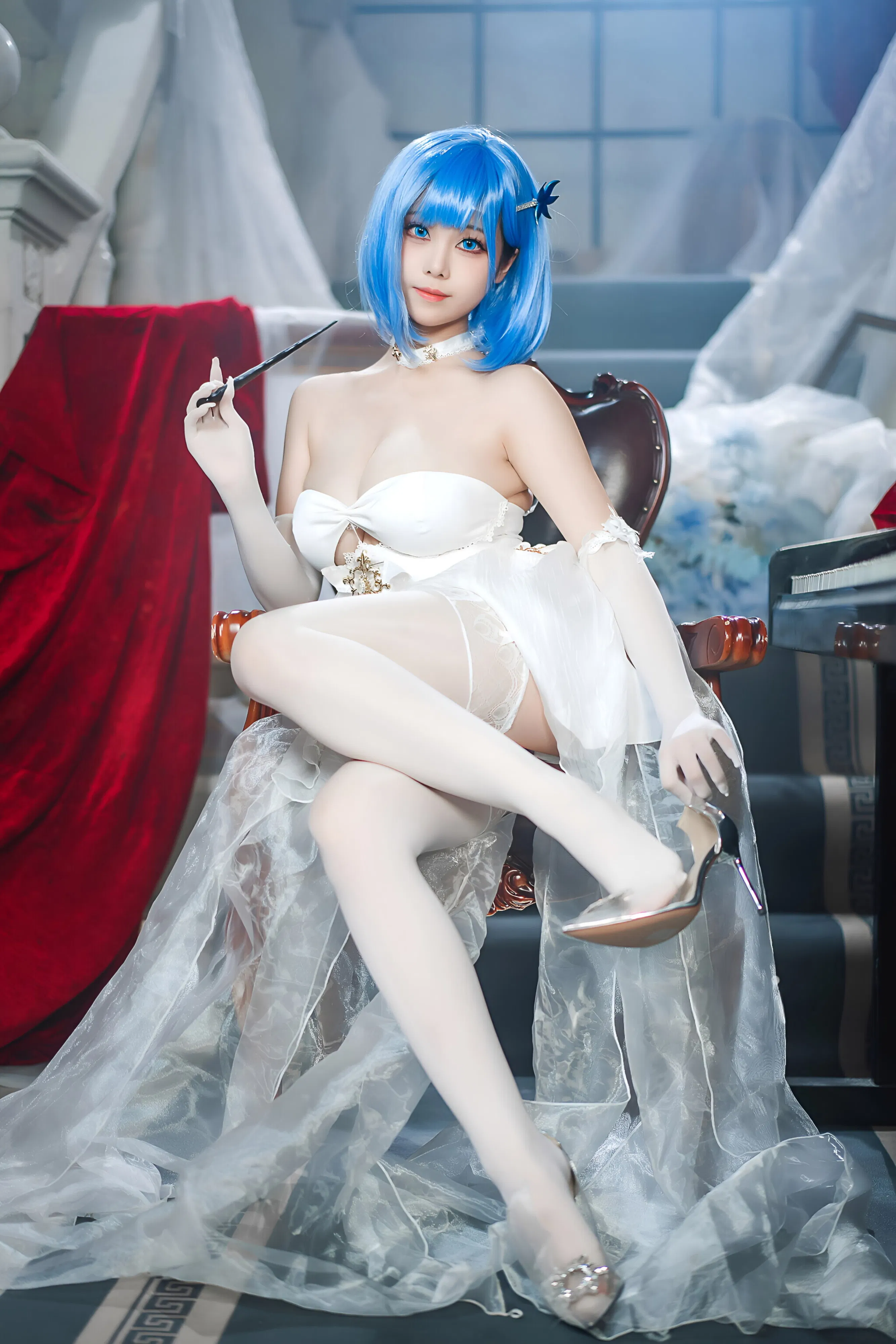 [Cosplay] 蜜汁猫裘 - 碧蓝航线 恰巴耶夫白骑兵