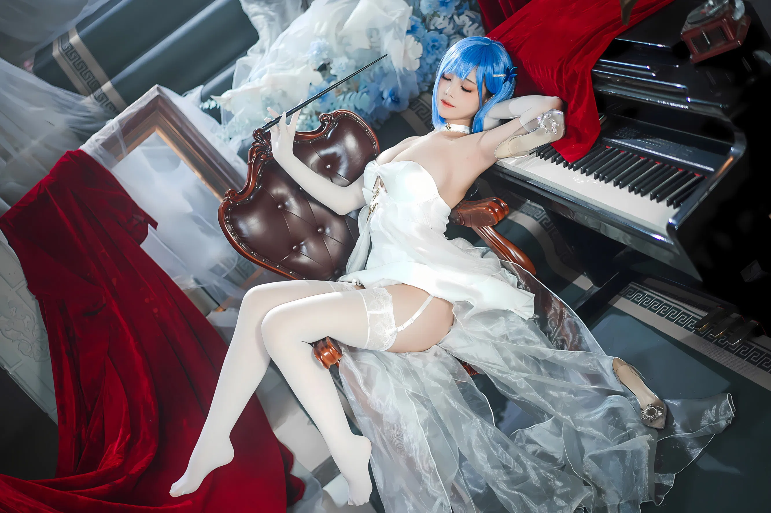 [Cosplay] 蜜汁猫裘 - 碧蓝航线 恰巴耶夫白骑兵