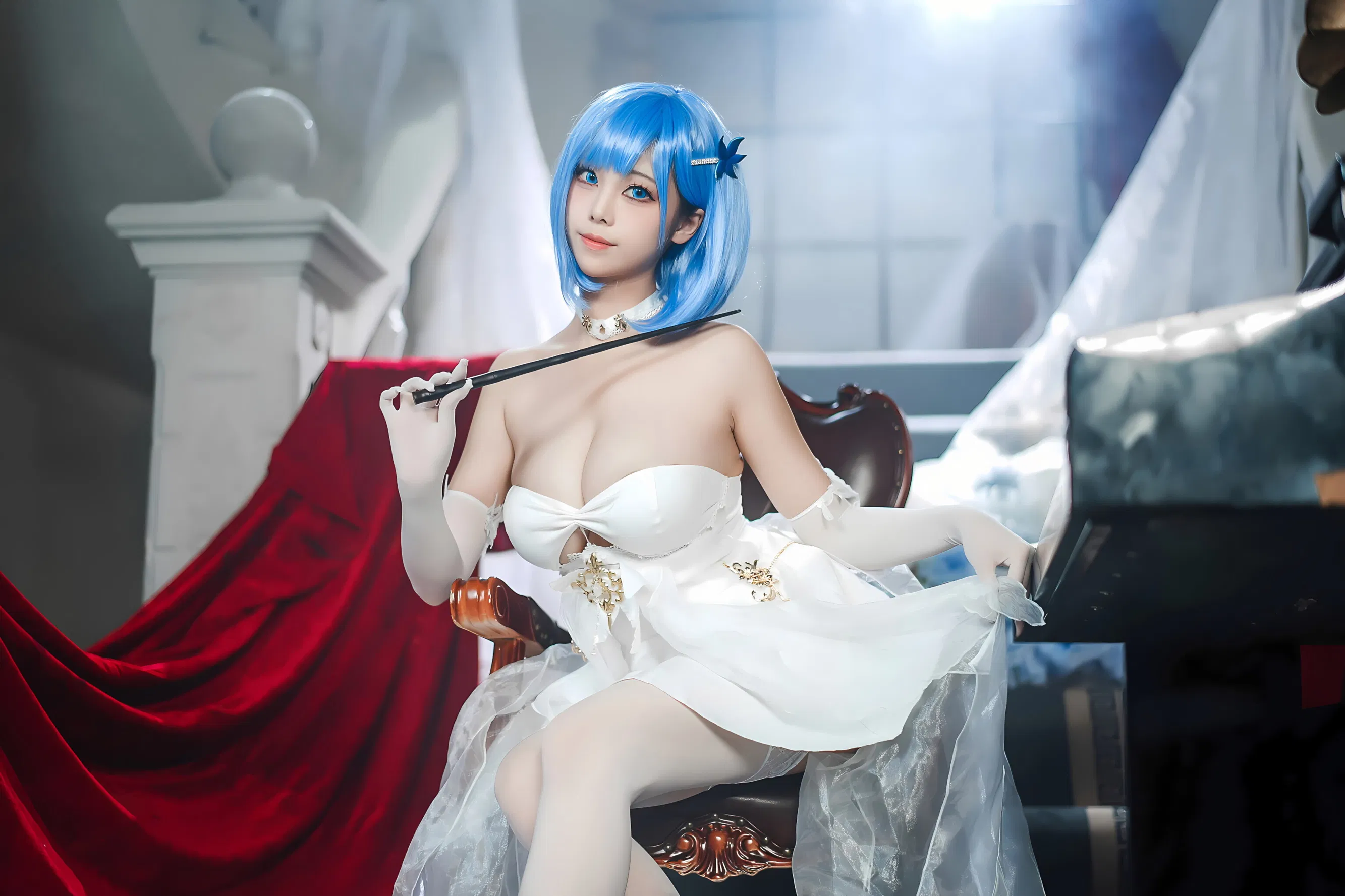 [Cosplay] 蜜汁猫裘 - 碧蓝航线 恰巴耶夫白骑兵