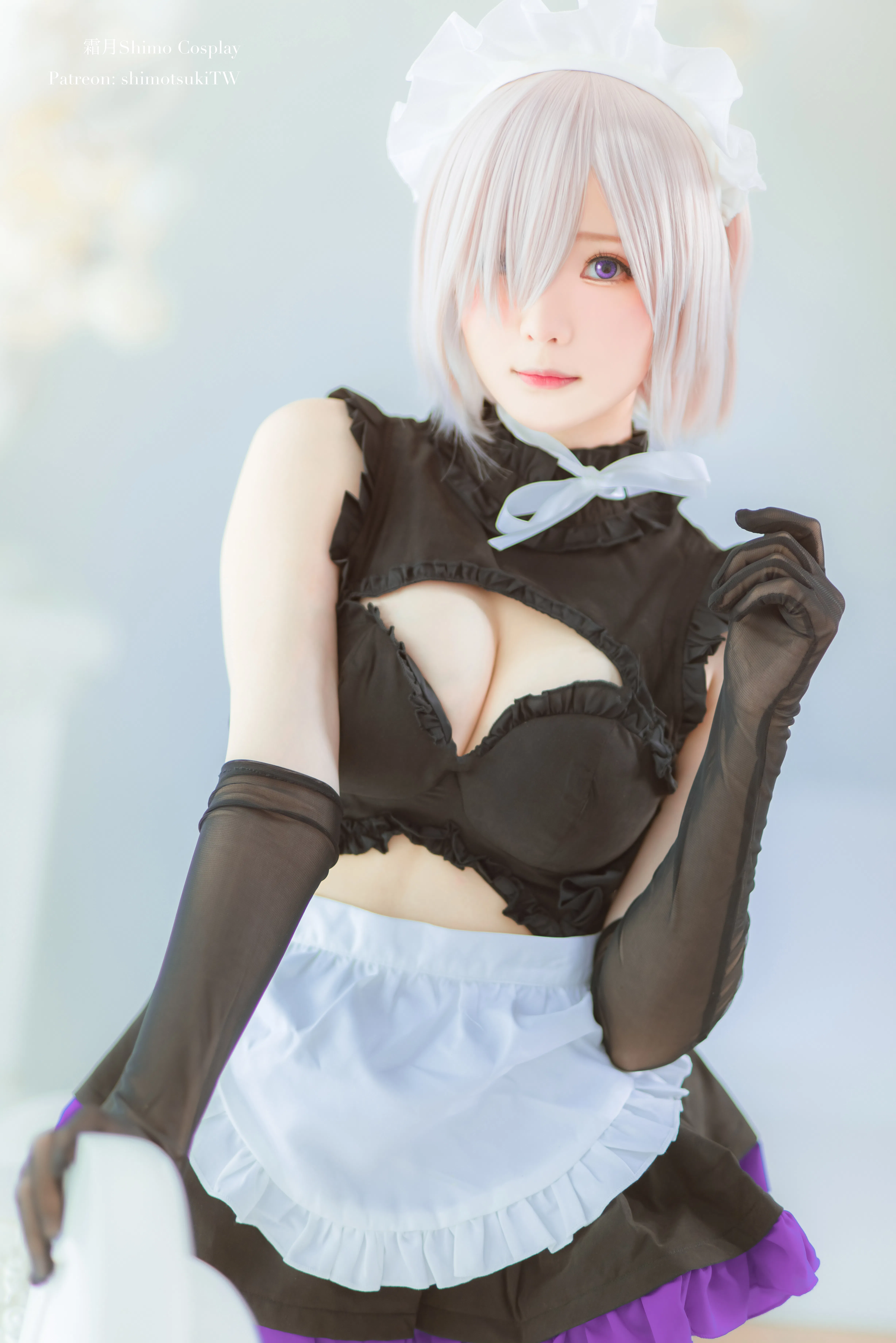 [Cosplay] 霜月shimo - NO.011 玛修女仆
