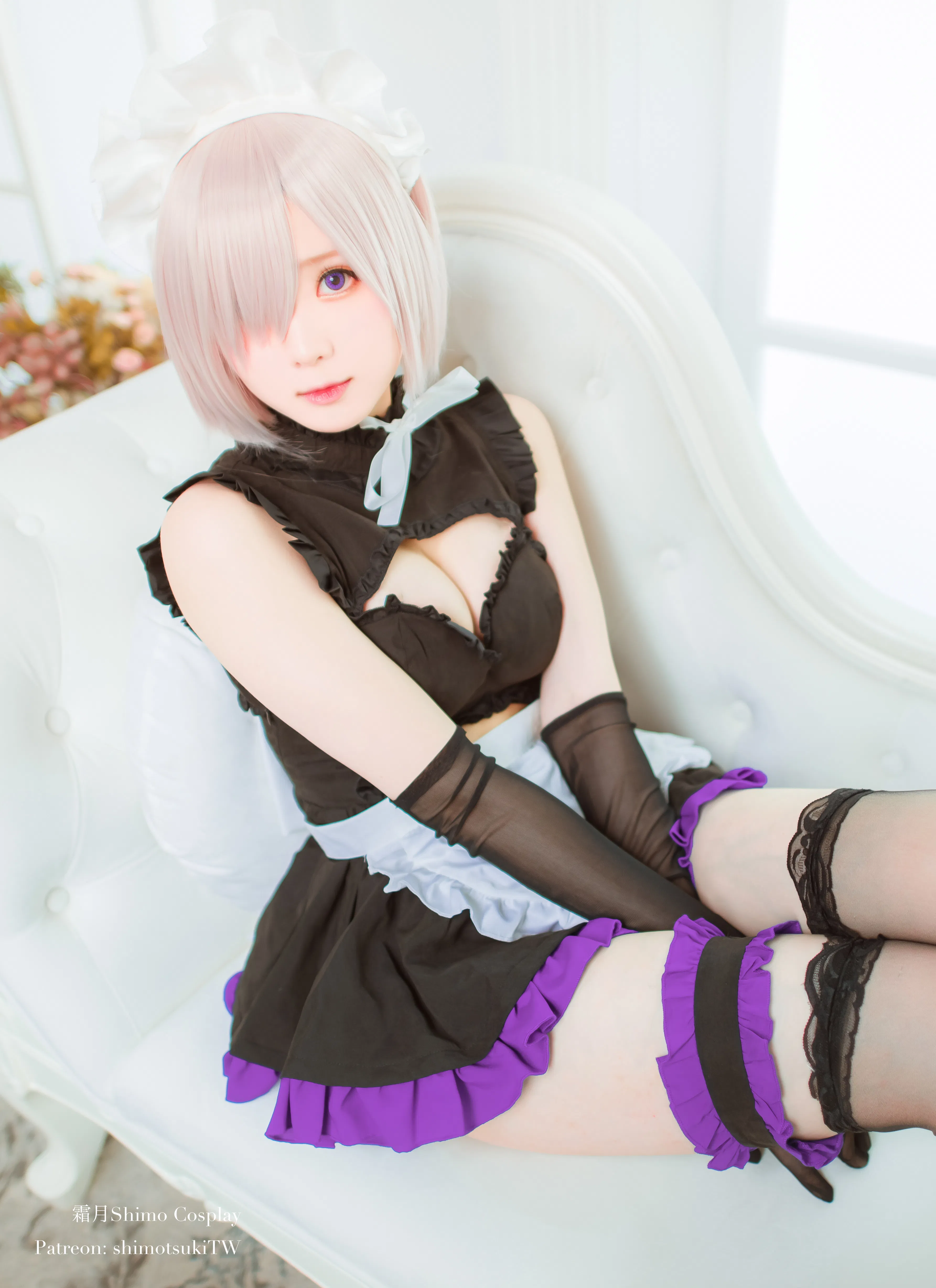 [Cosplay] 霜月shimo - NO.011 玛修女仆