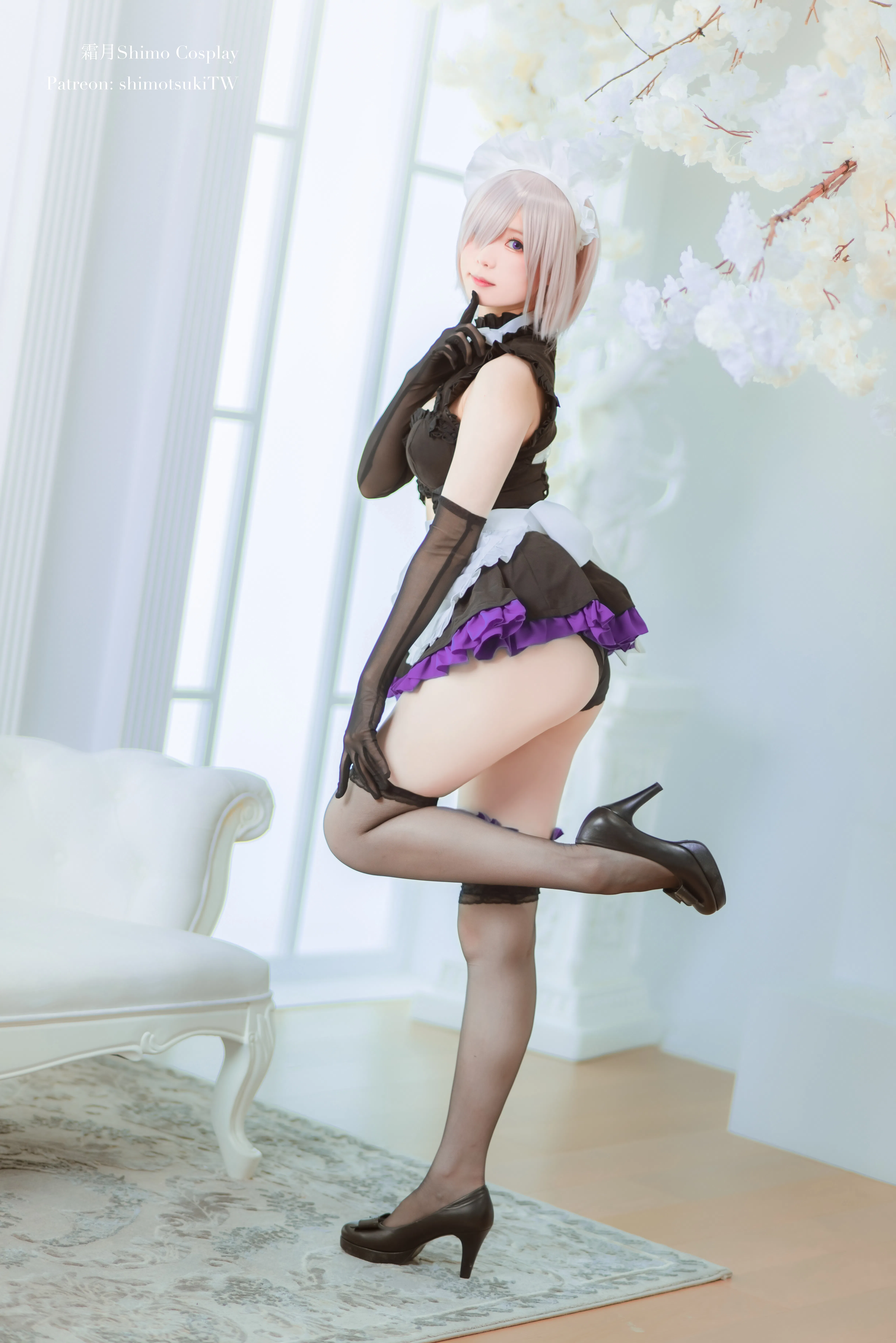 [Cosplay] 霜月shimo - NO.011 玛修女仆