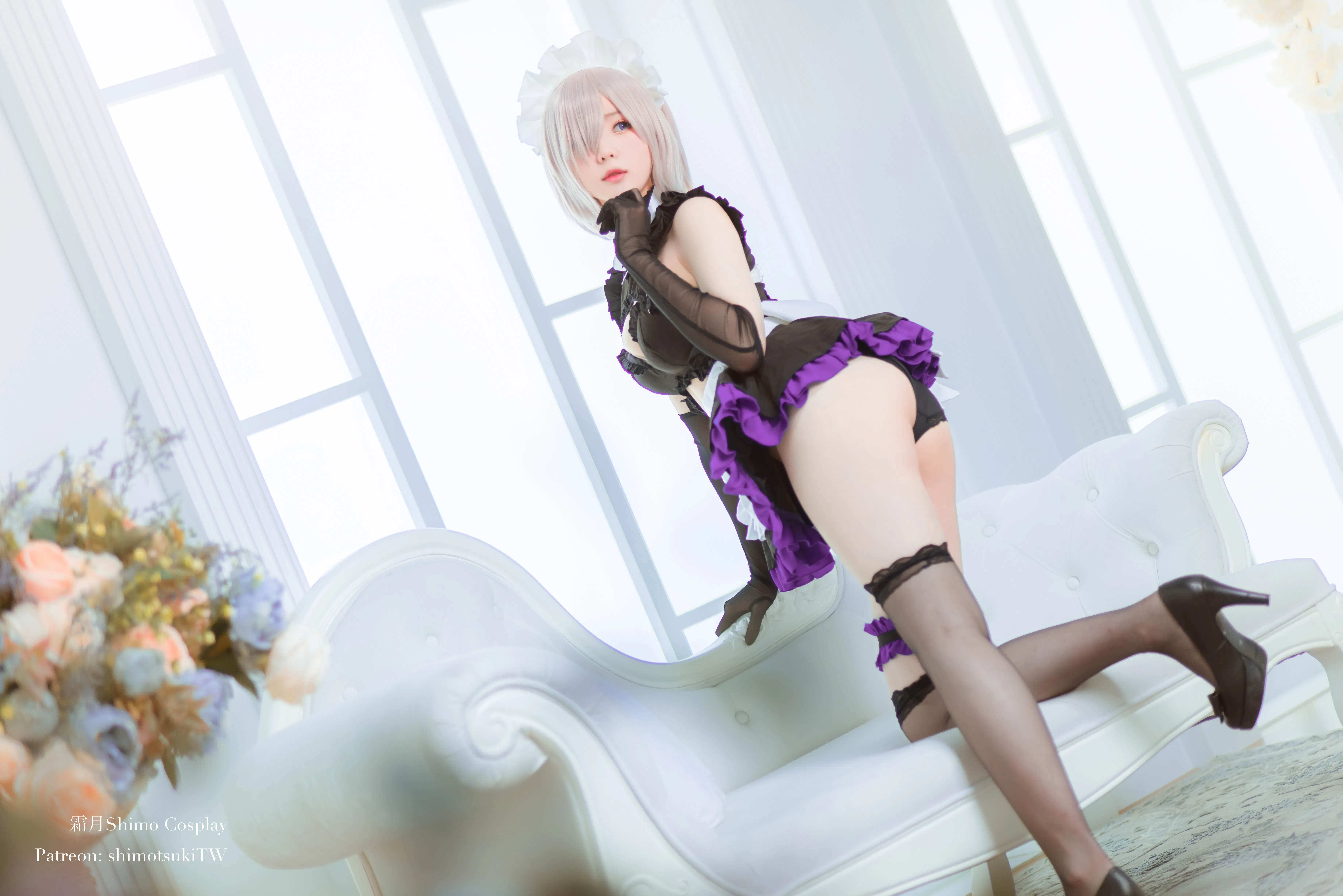[Cosplay] 霜月shimo - NO.011 玛修女仆