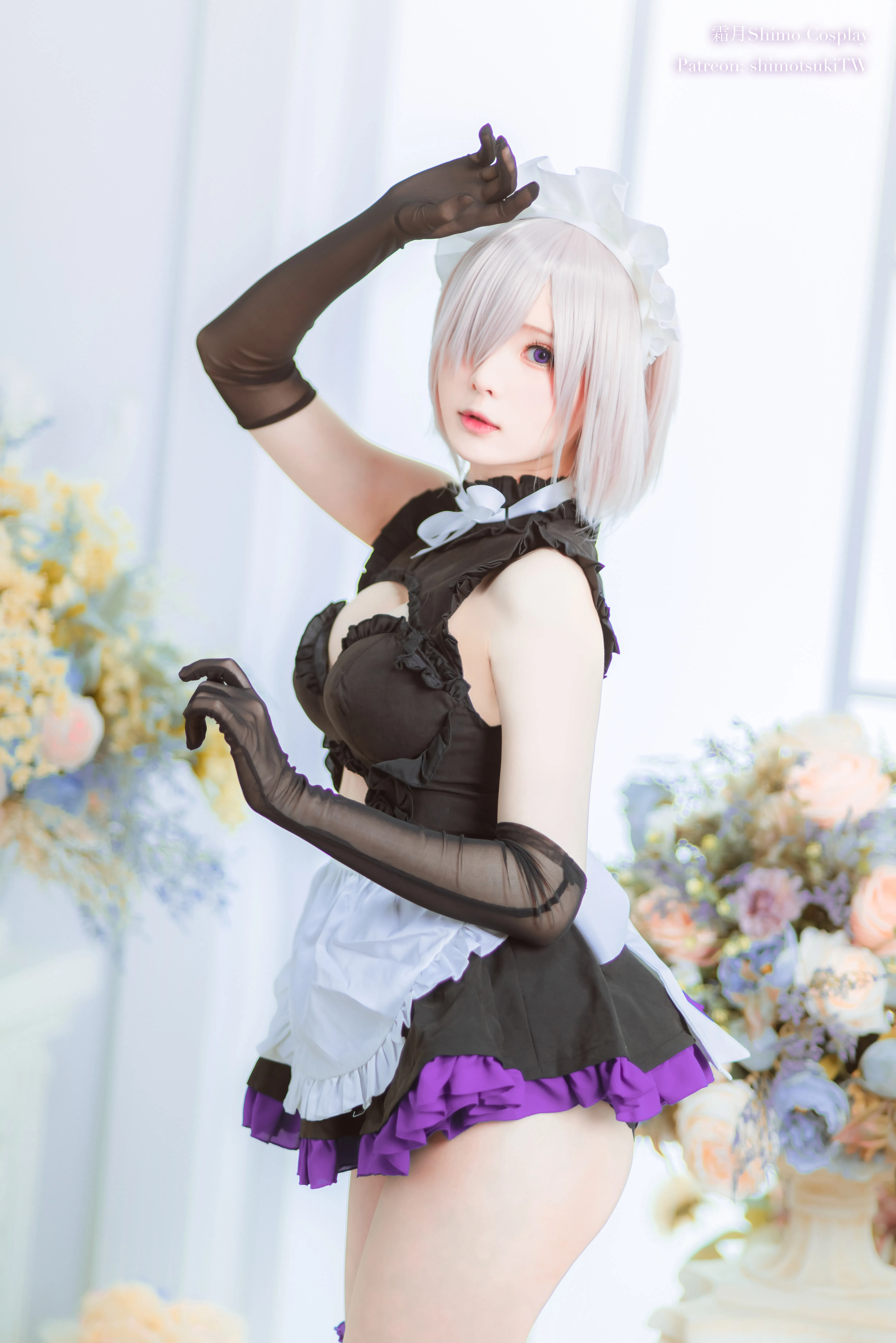 [Cosplay] 霜月shimo - NO.011 玛修女仆