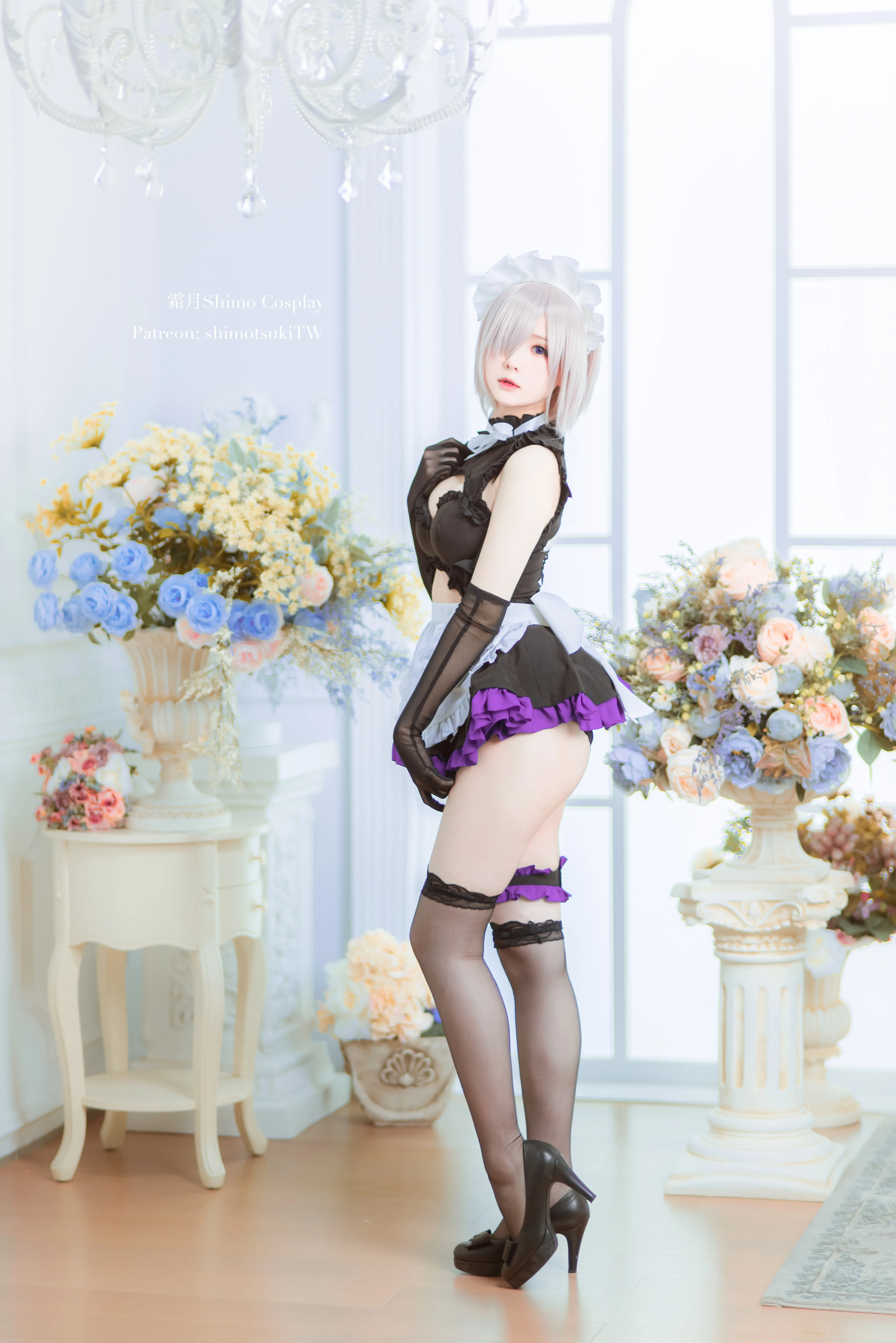 [Cosplay] 霜月shimo - NO.011 玛修女仆