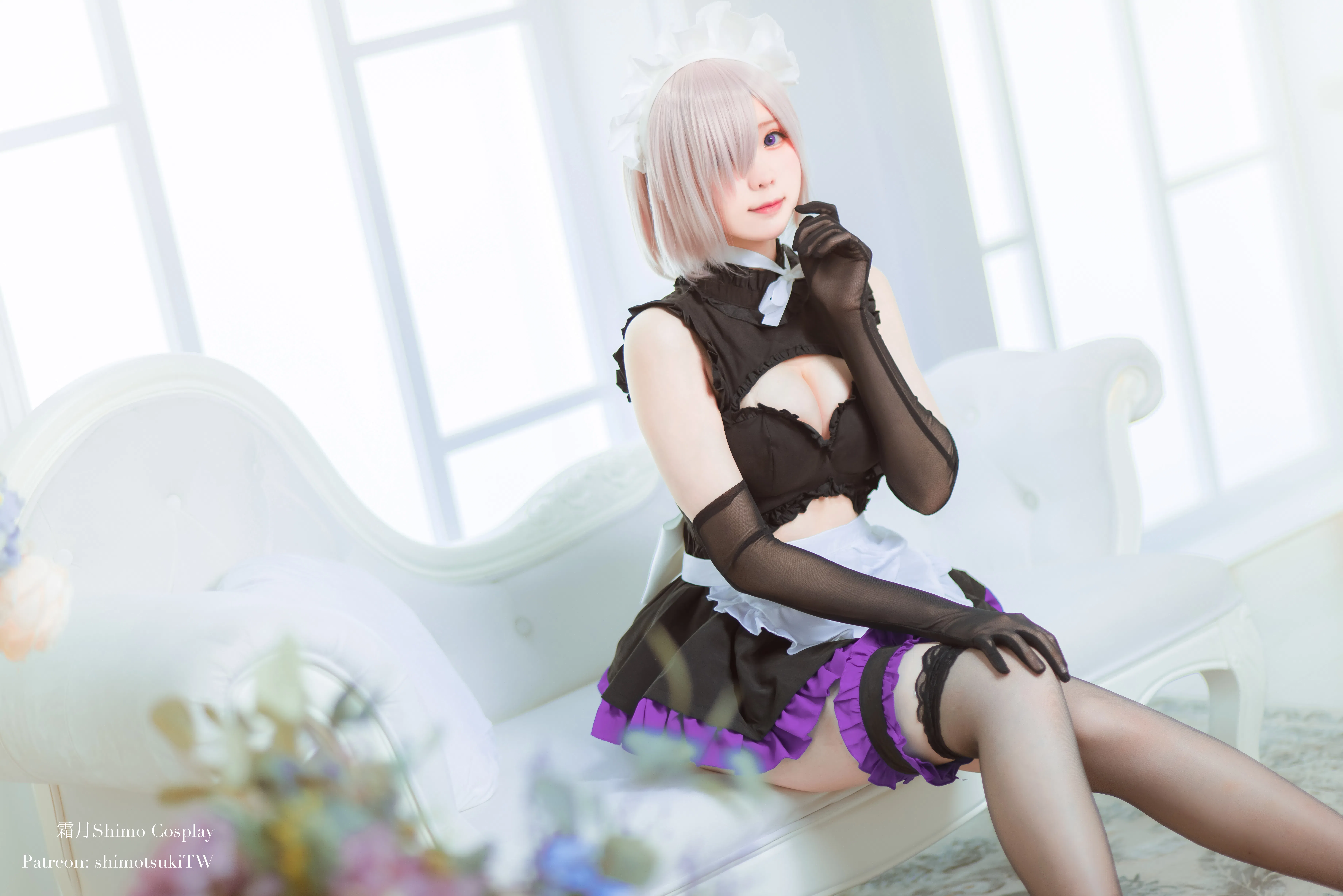 [Cosplay] 霜月shimo - NO.011 玛修女仆