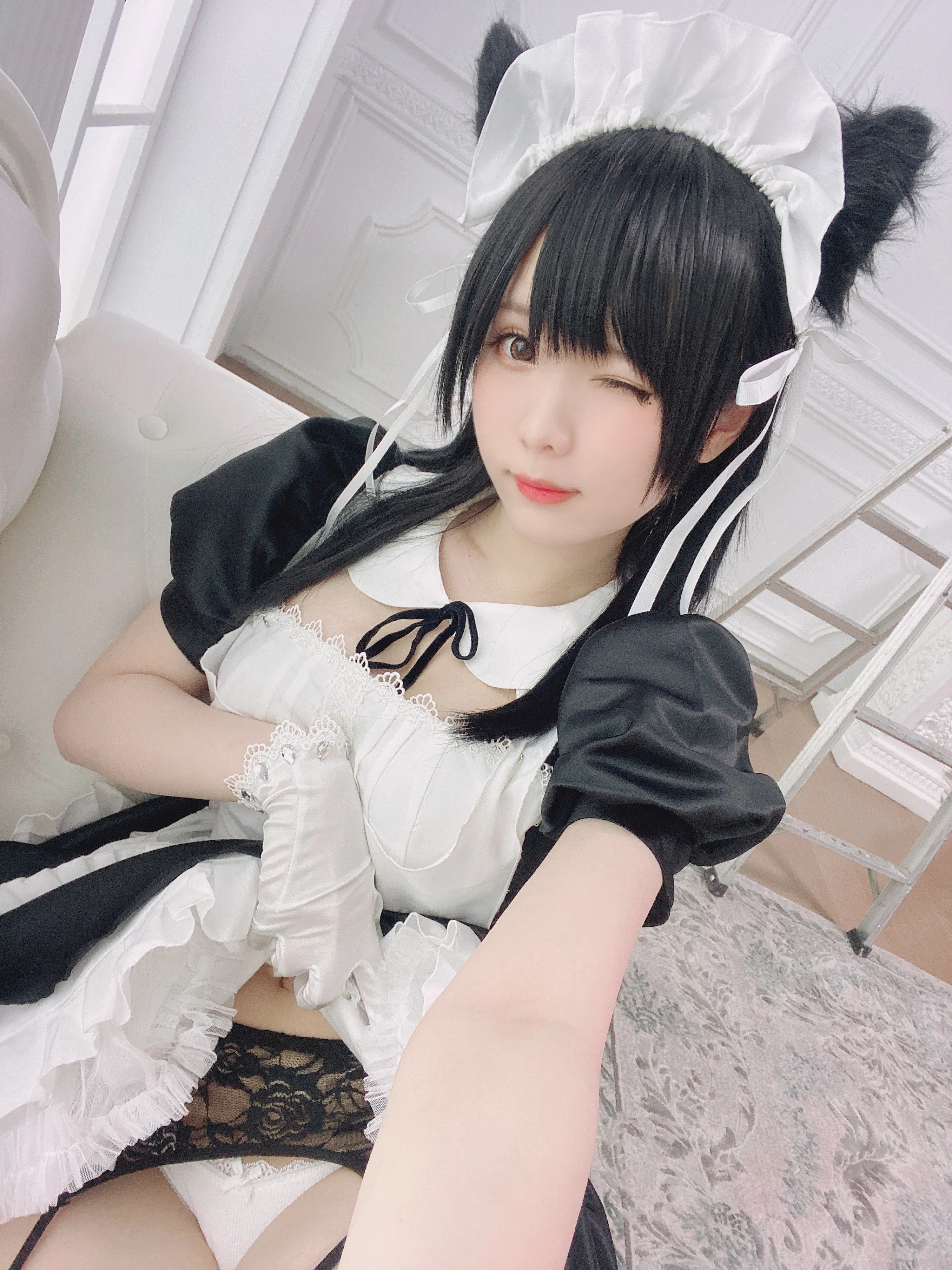 [Cosplay] 霜月shimo - NO.023 爱宕女仆