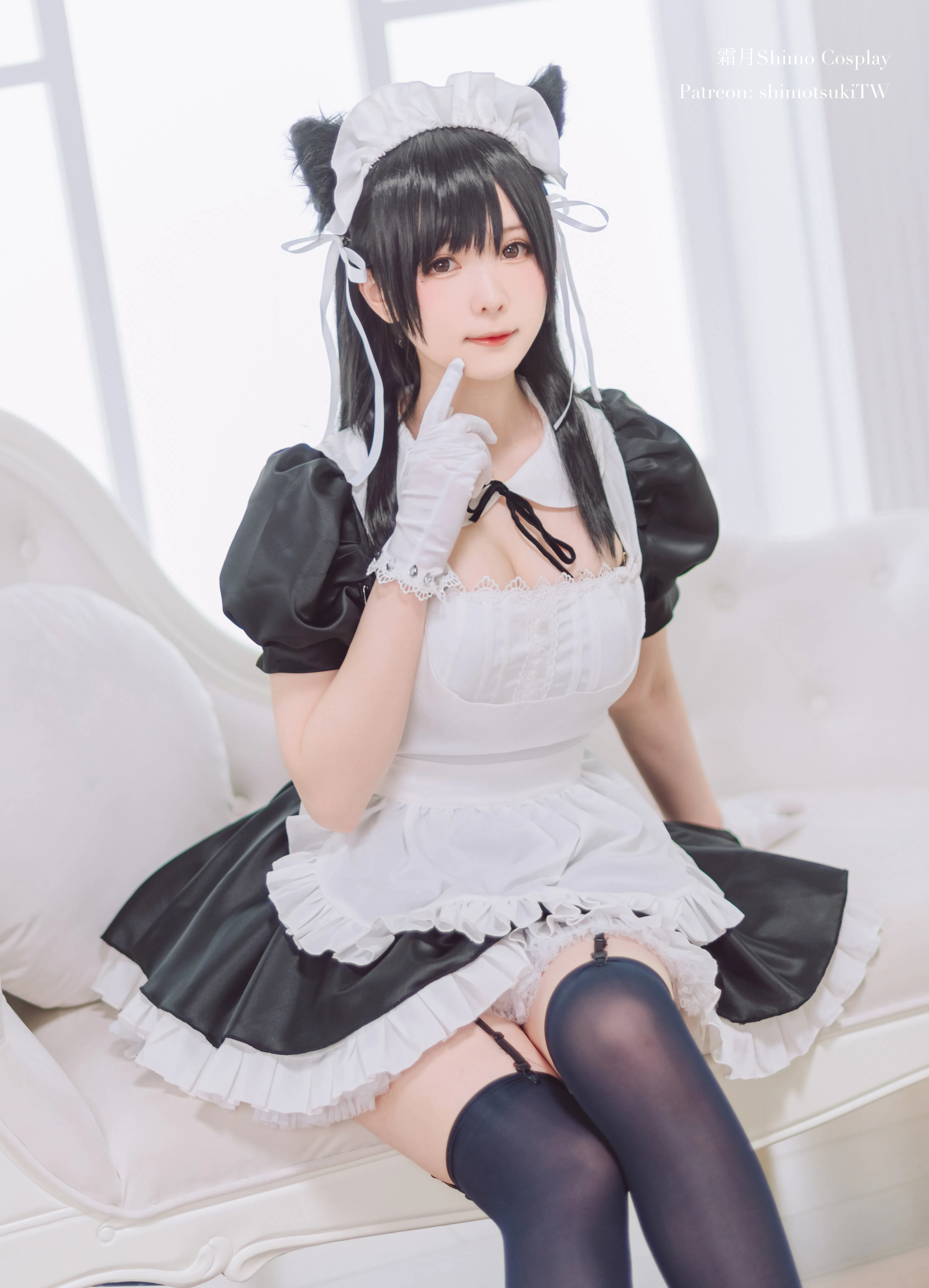 [Cosplay] 霜月shimo - NO.023 爱宕女仆
