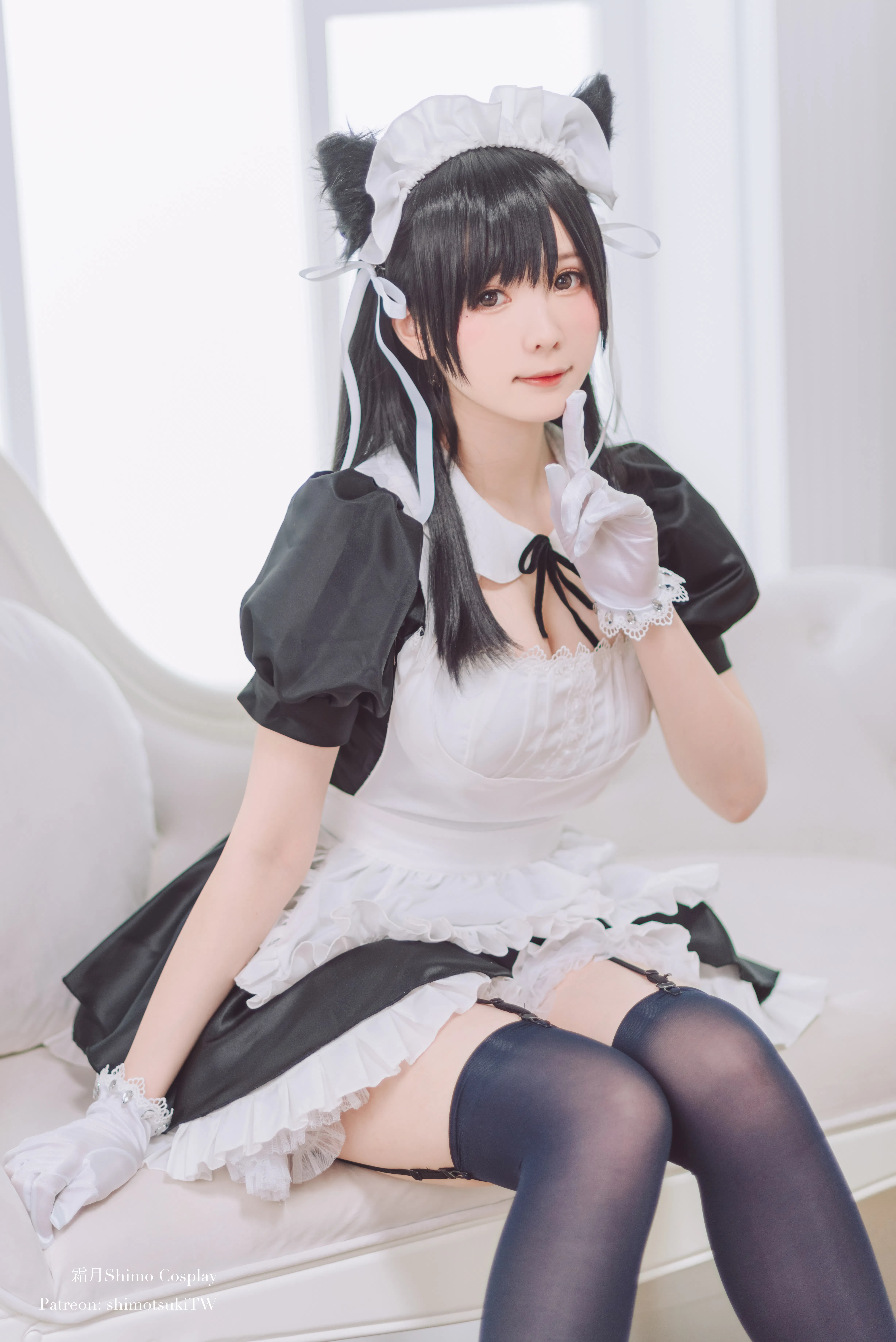 [Cosplay] 霜月shimo - NO.023 爱宕女仆