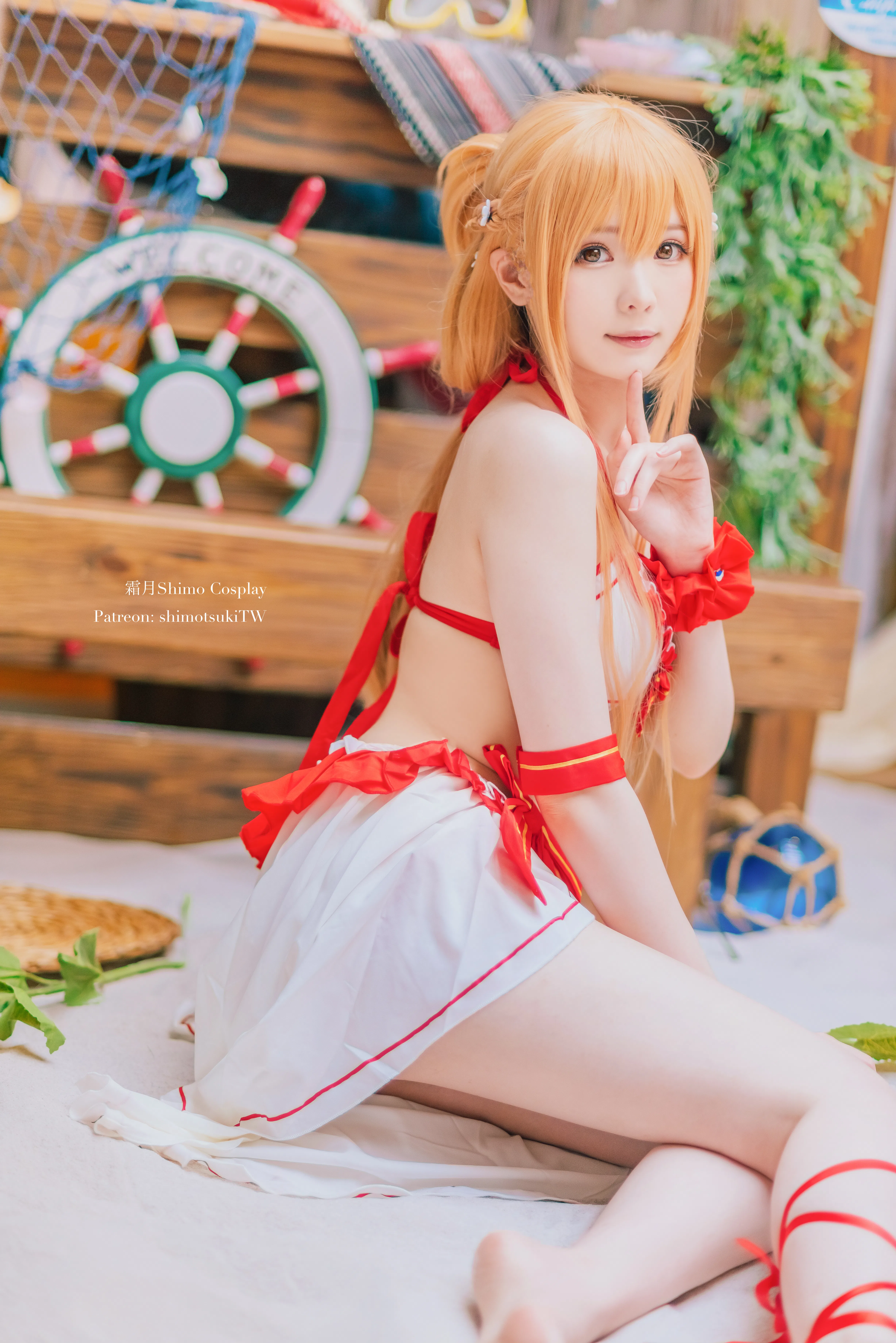 [Cosplay] 霜月shimo - NO.041 亚丝娜泳装