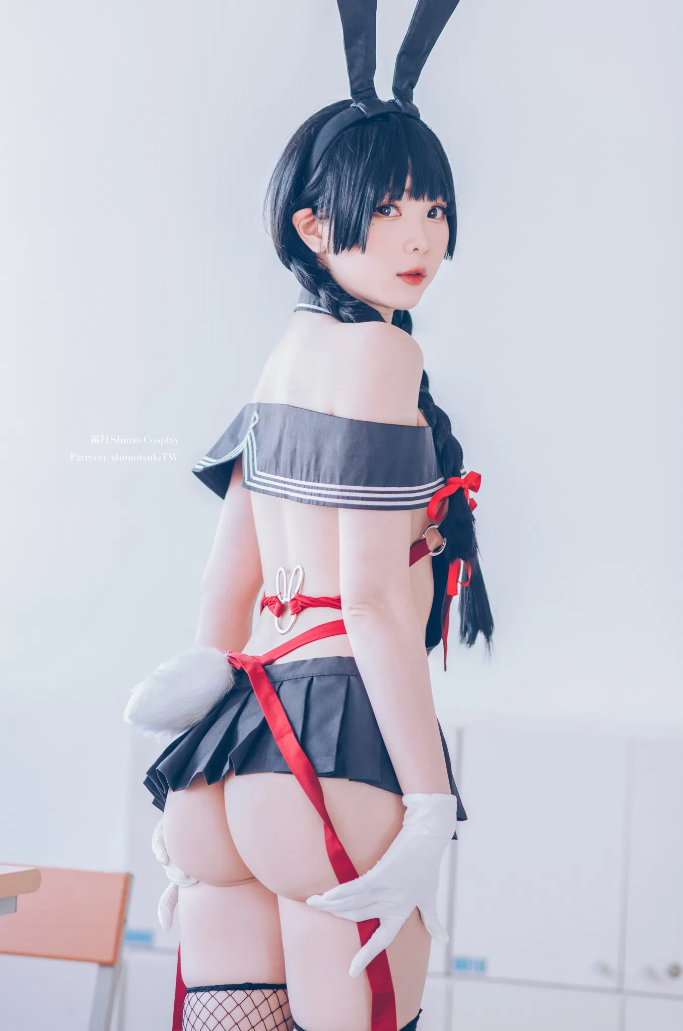 [Cosplay] 霜月shimo - NO.046 卯月桃子 水手服兔女郎