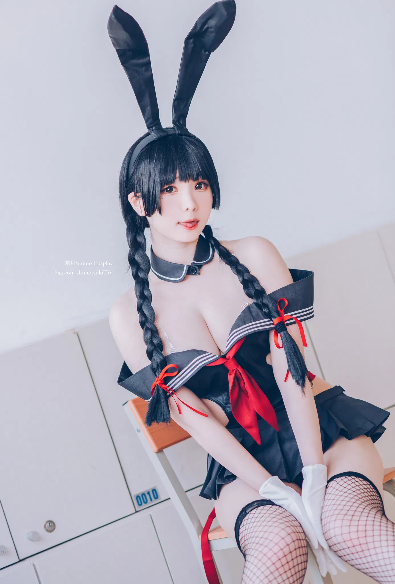 [Cosplay] 霜月shimo - NO.046 卯月桃子 水手服兔女郎