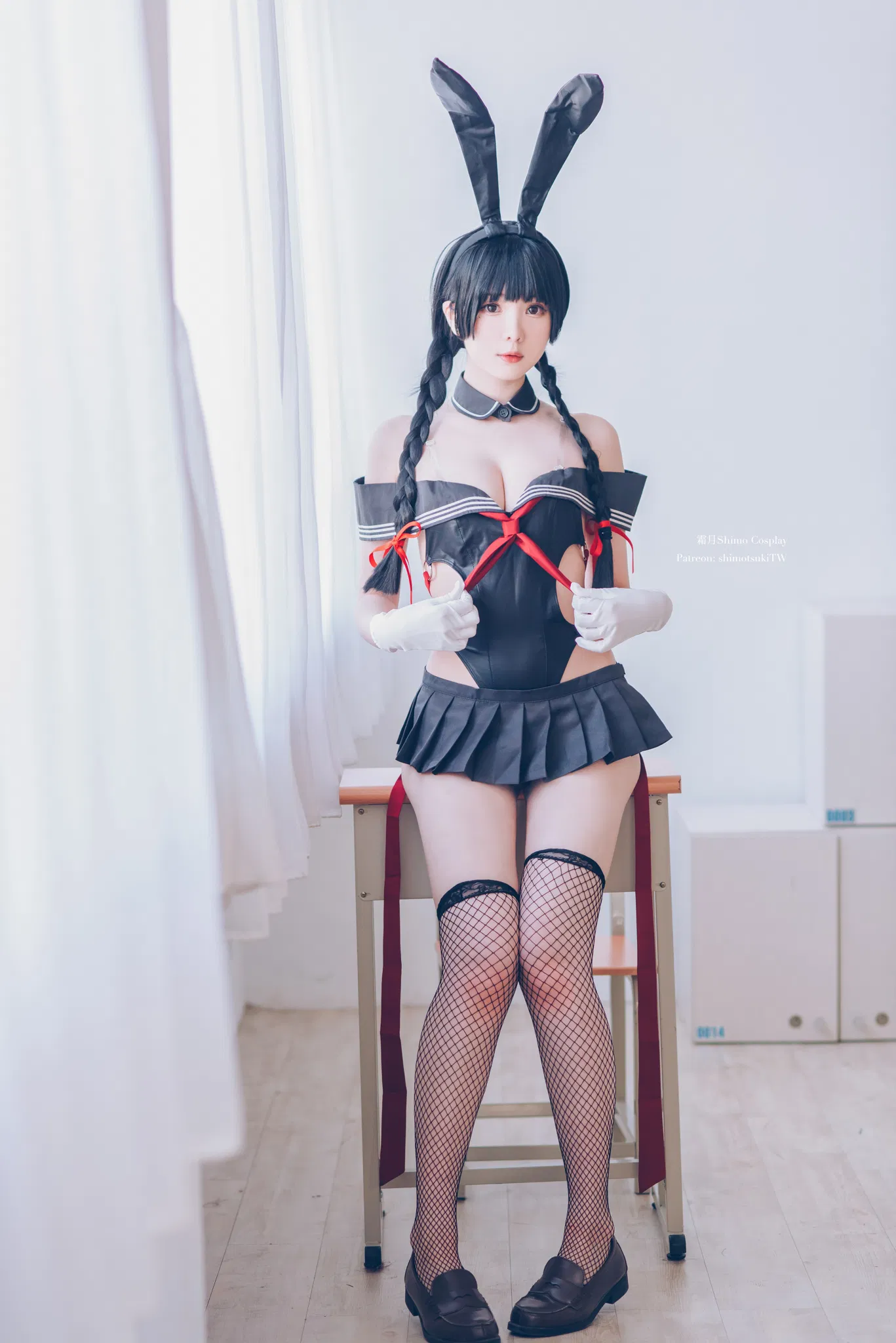 [Cosplay] 霜月shimo - NO.046 卯月桃子 水手服兔女郎