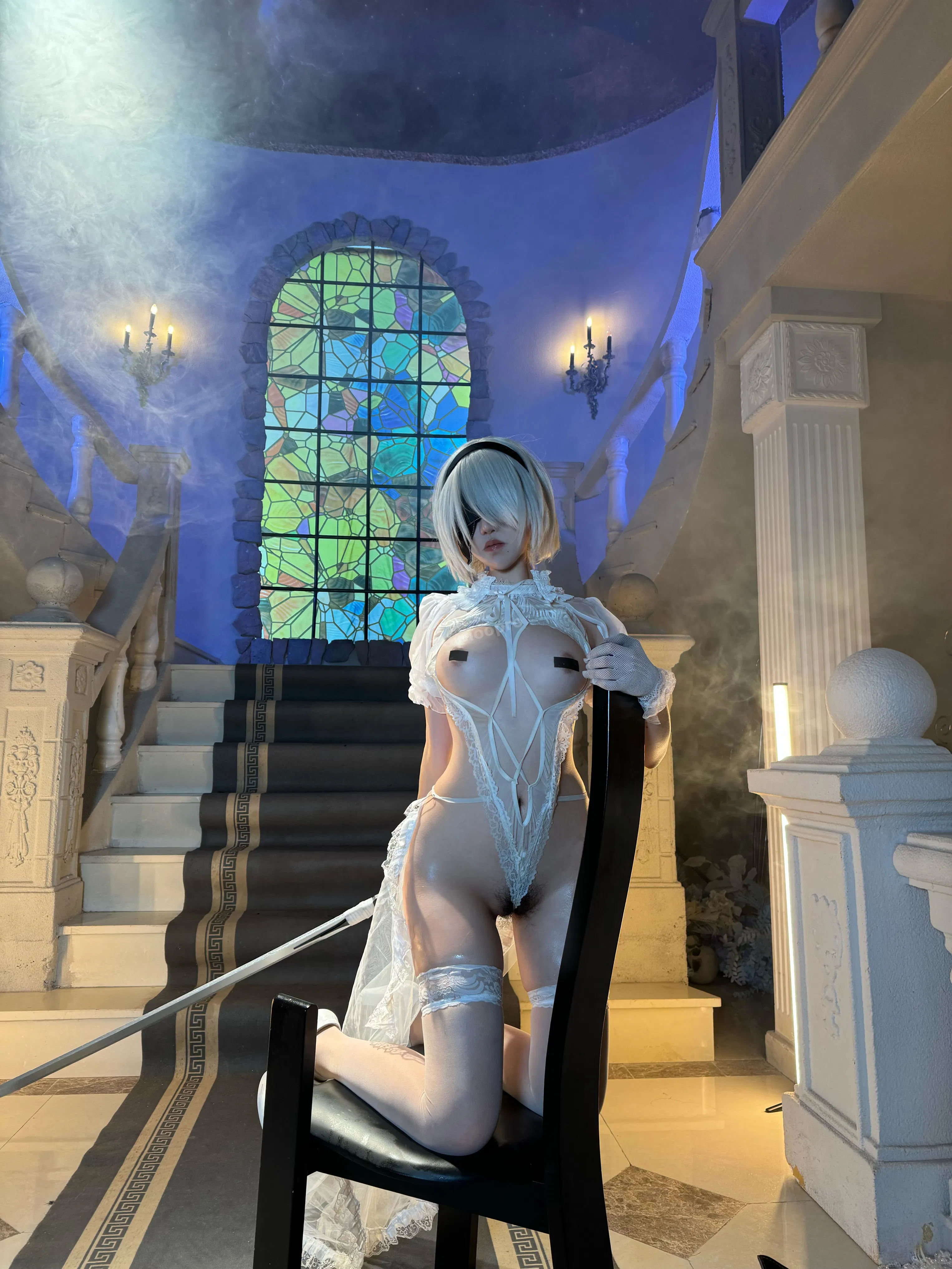 [Cosplay] 鬼马少女阿薰kaOri - 2B白花嫁