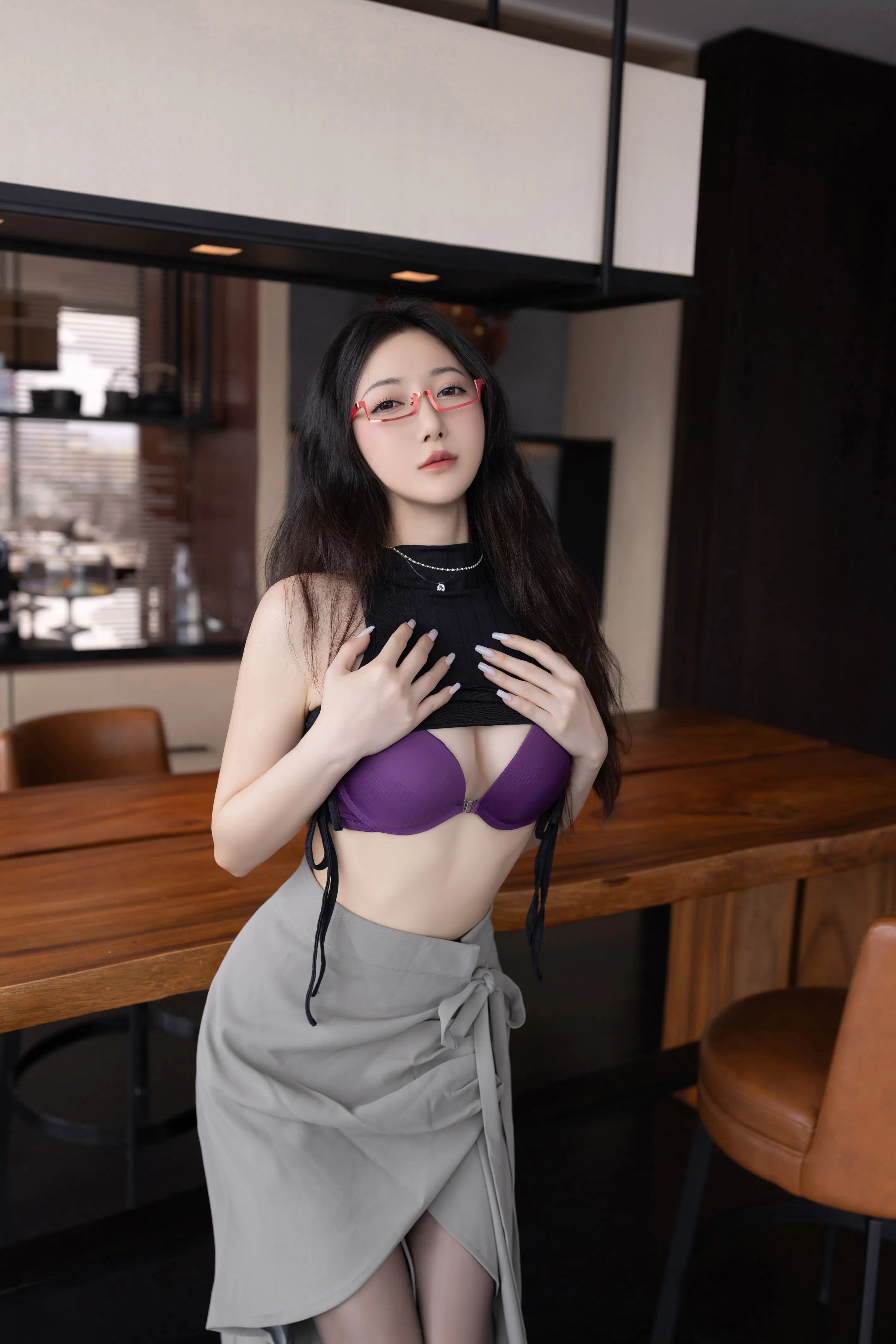 [Cosplay] 鱼子酱Fish 眼镜娘