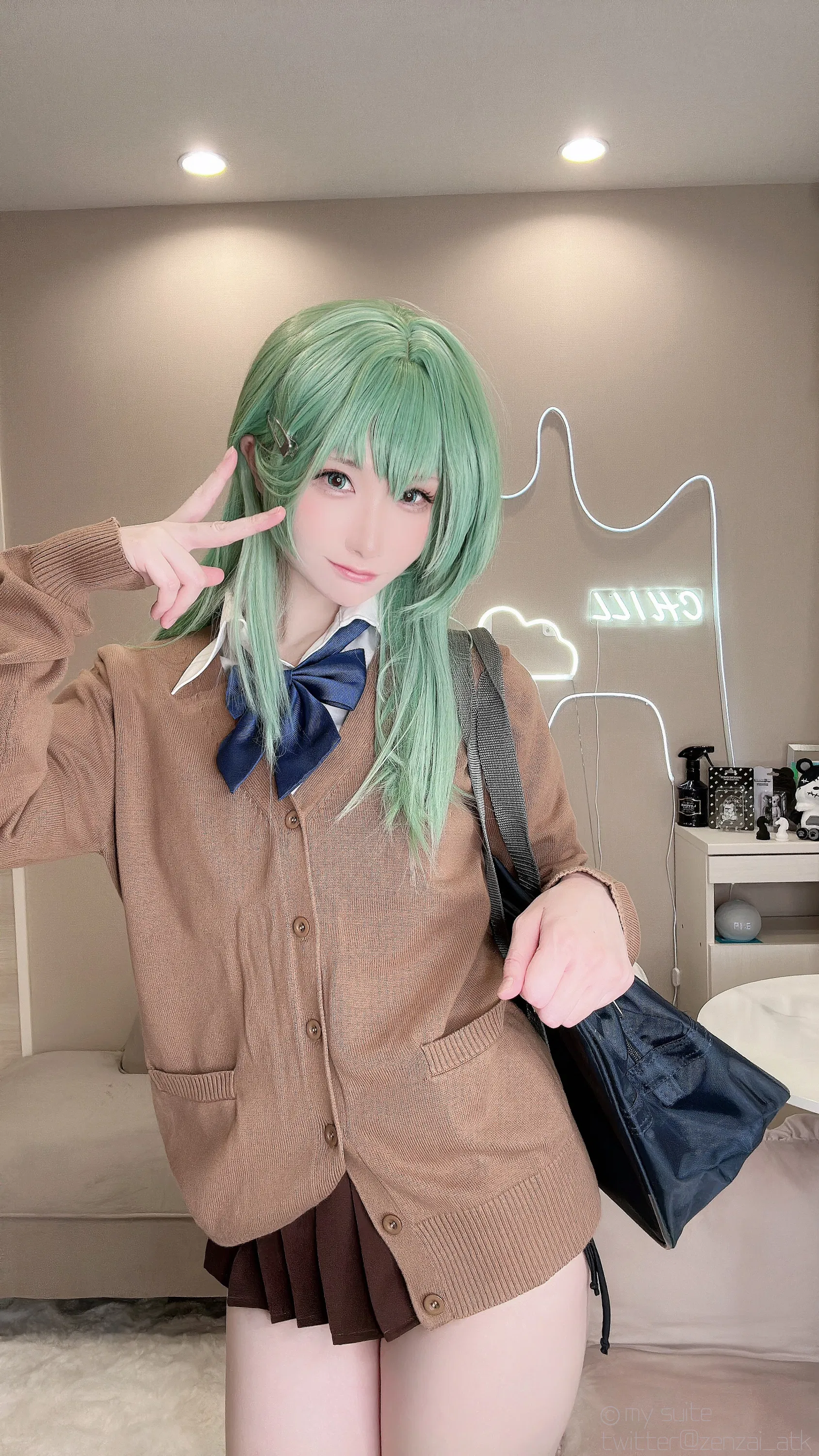 [Cosplay][my suite] Atsuki あつき - Gal Suzuya Selfie ギャル鈴谷自撮り