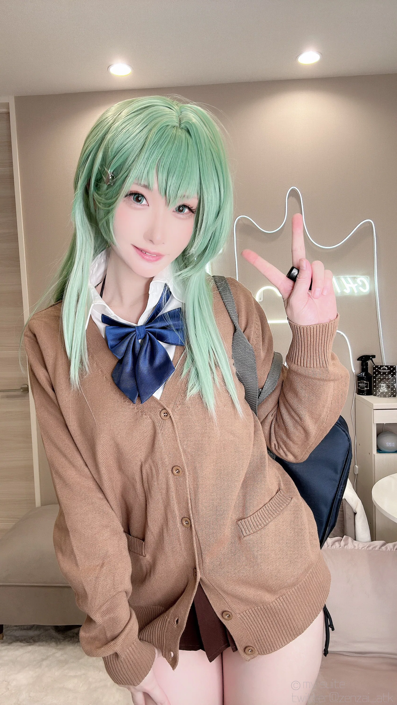 [Cosplay][my suite] Atsuki あつき - Gal Suzuya Selfie ギャル鈴谷自撮り