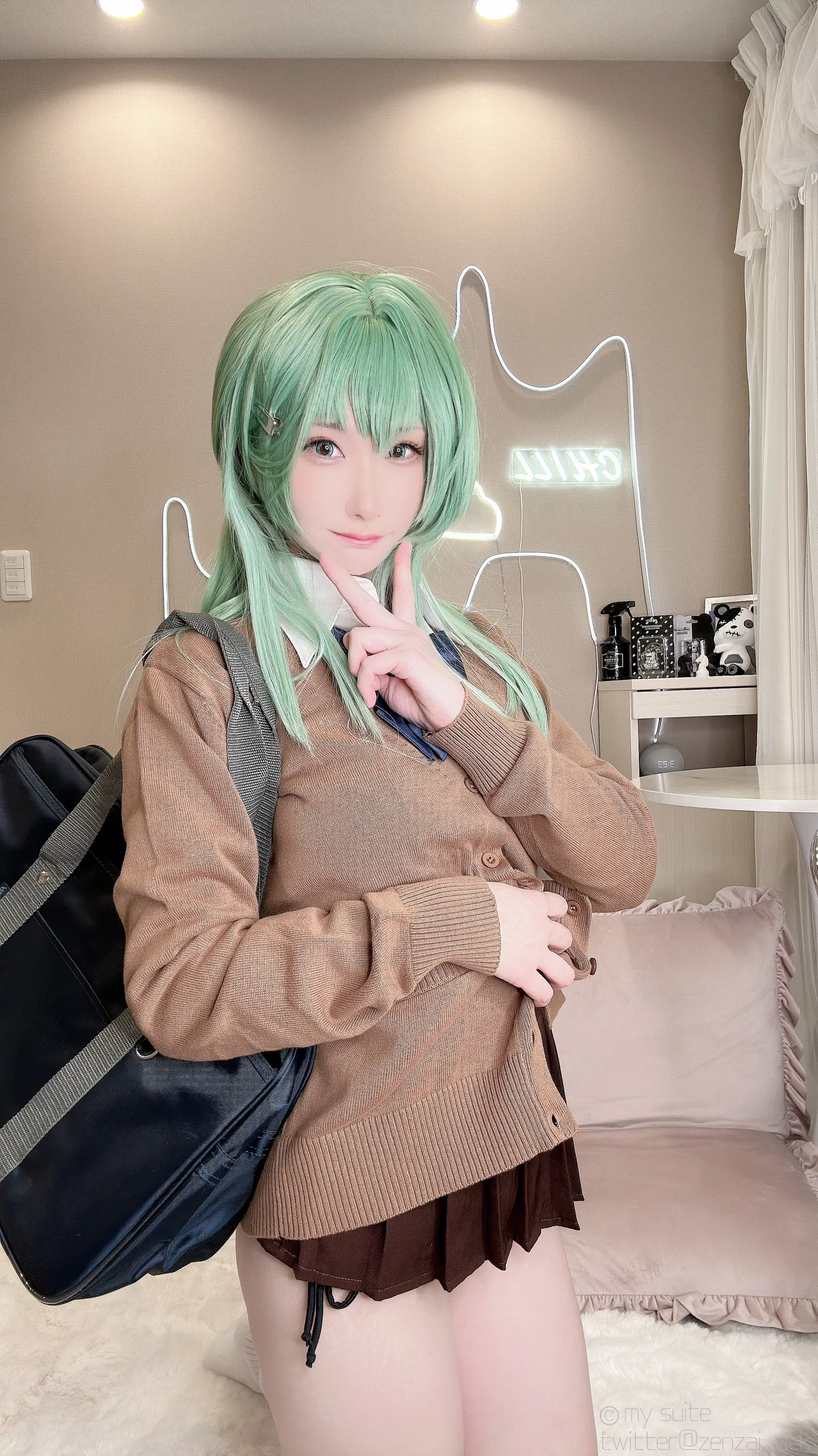[Cosplay][my suite] Atsuki あつき - Gal Suzuya Selfie ギャル鈴谷自撮り