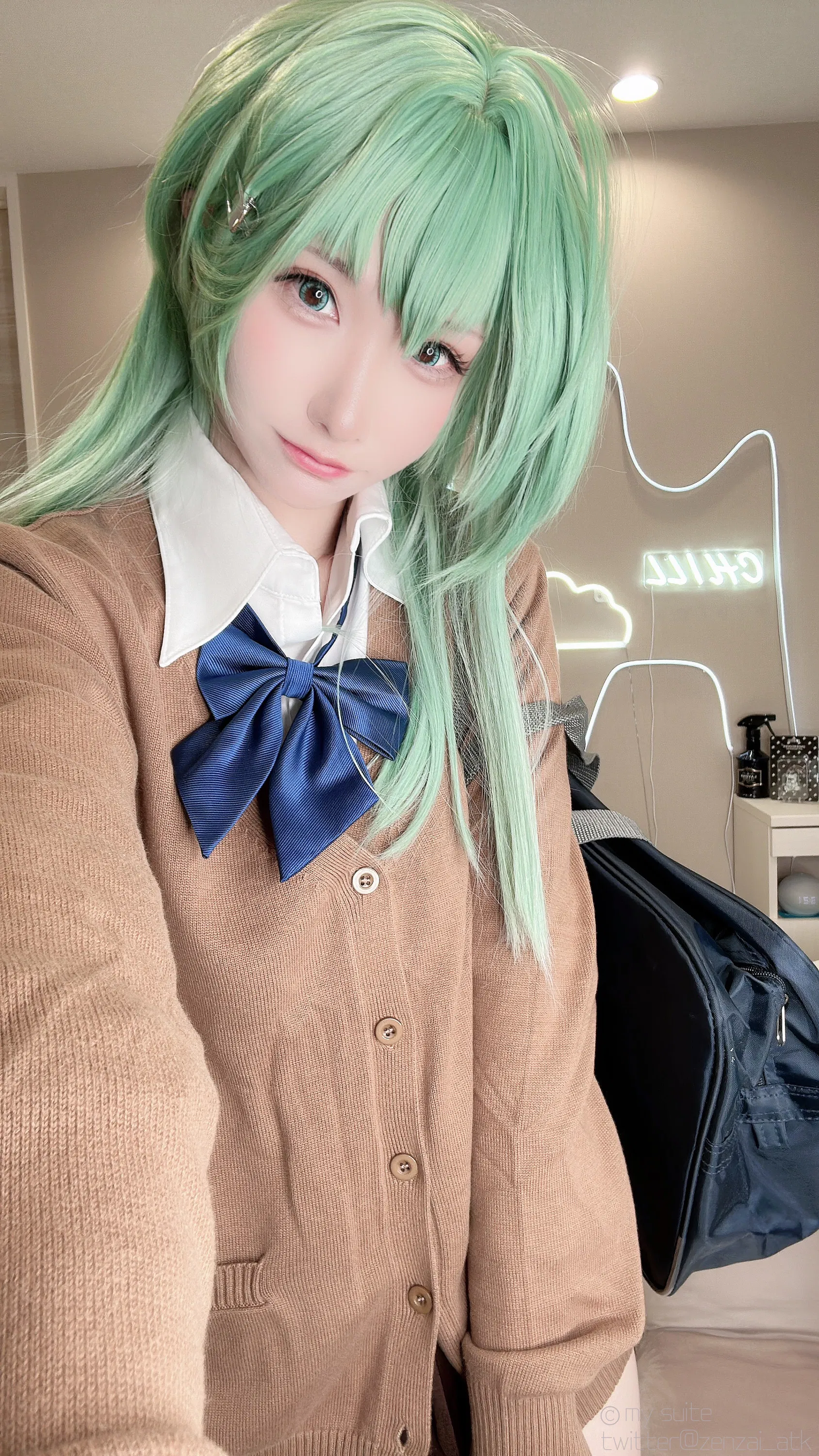 [Cosplay][my suite] Atsuki あつき - Gal Suzuya Selfie ギャル鈴谷自撮り