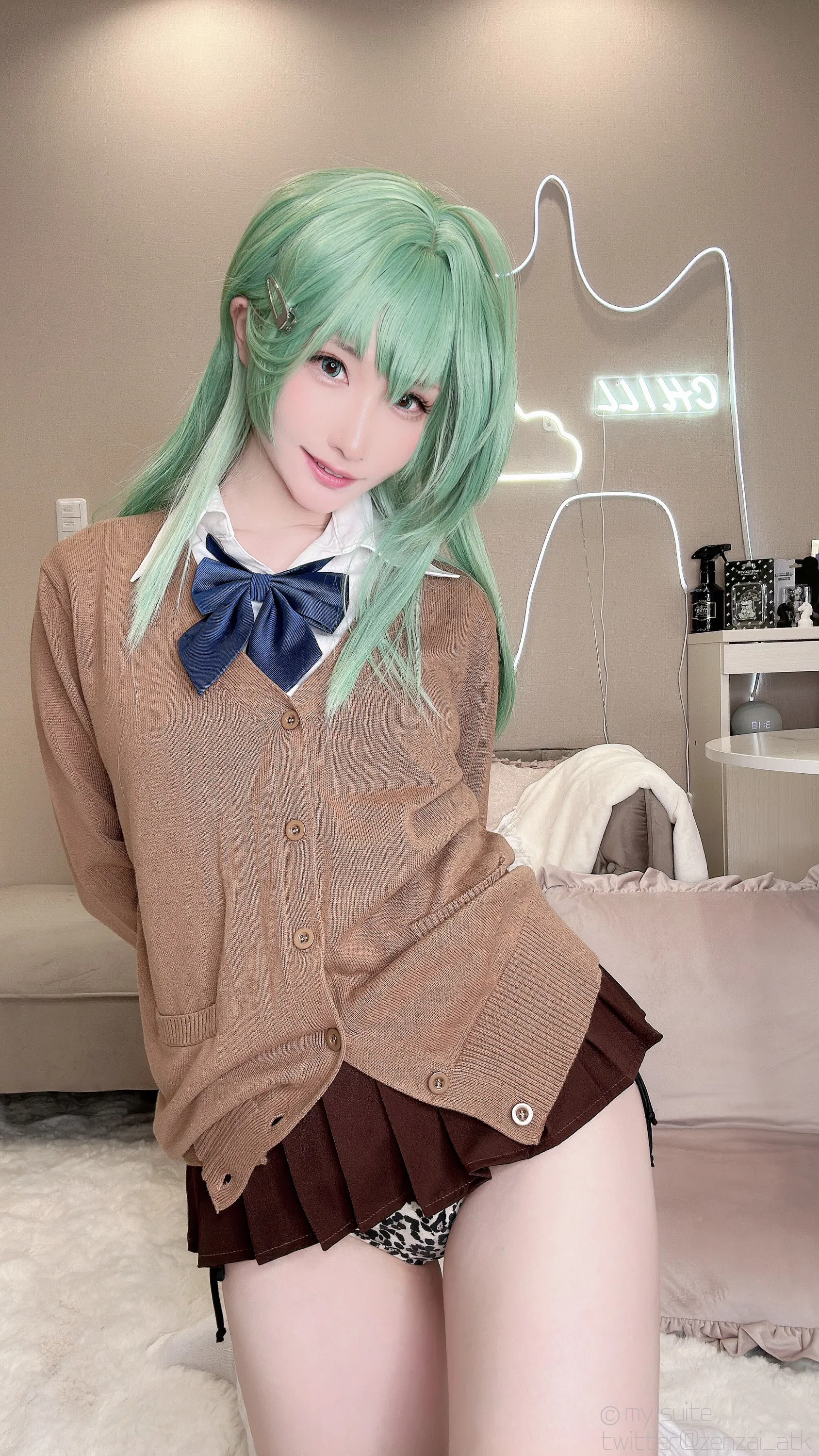 [Cosplay][my suite] Atsuki あつき - Gal Suzuya Selfie ギャル鈴谷自撮り