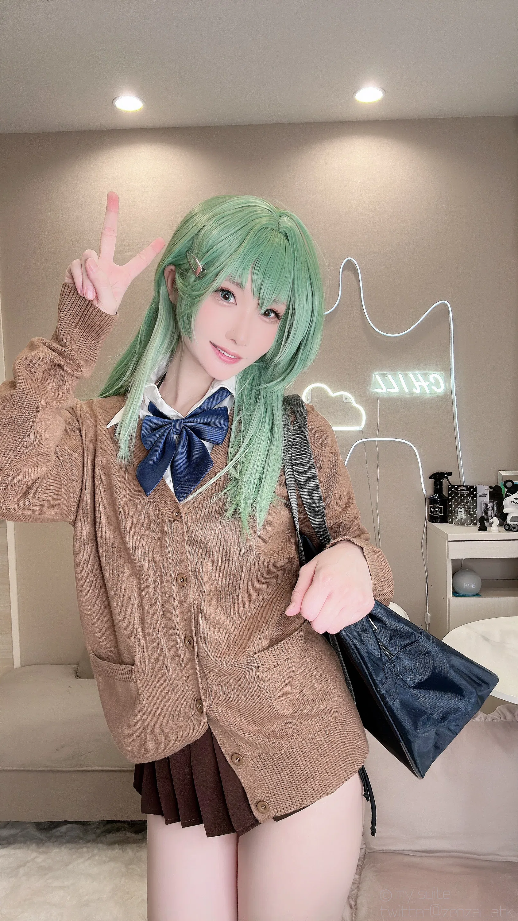 [Cosplay][my suite] Atsuki あつき - Gal Suzuya Selfie ギャル鈴谷自撮り