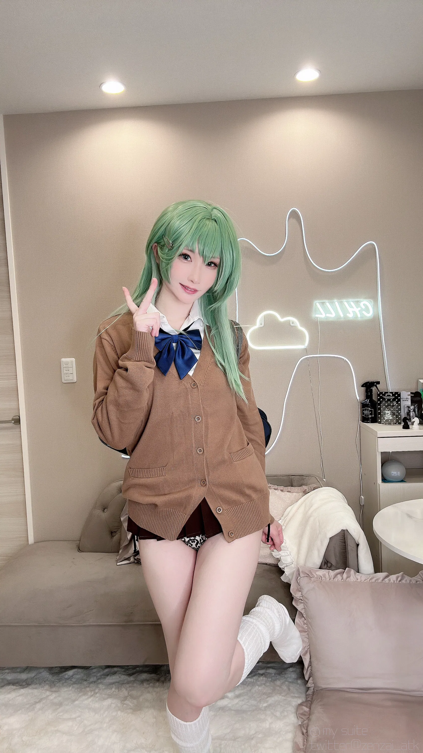 [Cosplay][my suite] Atsuki あつき - Gal Suzuya Selfie ギャル鈴谷自撮り