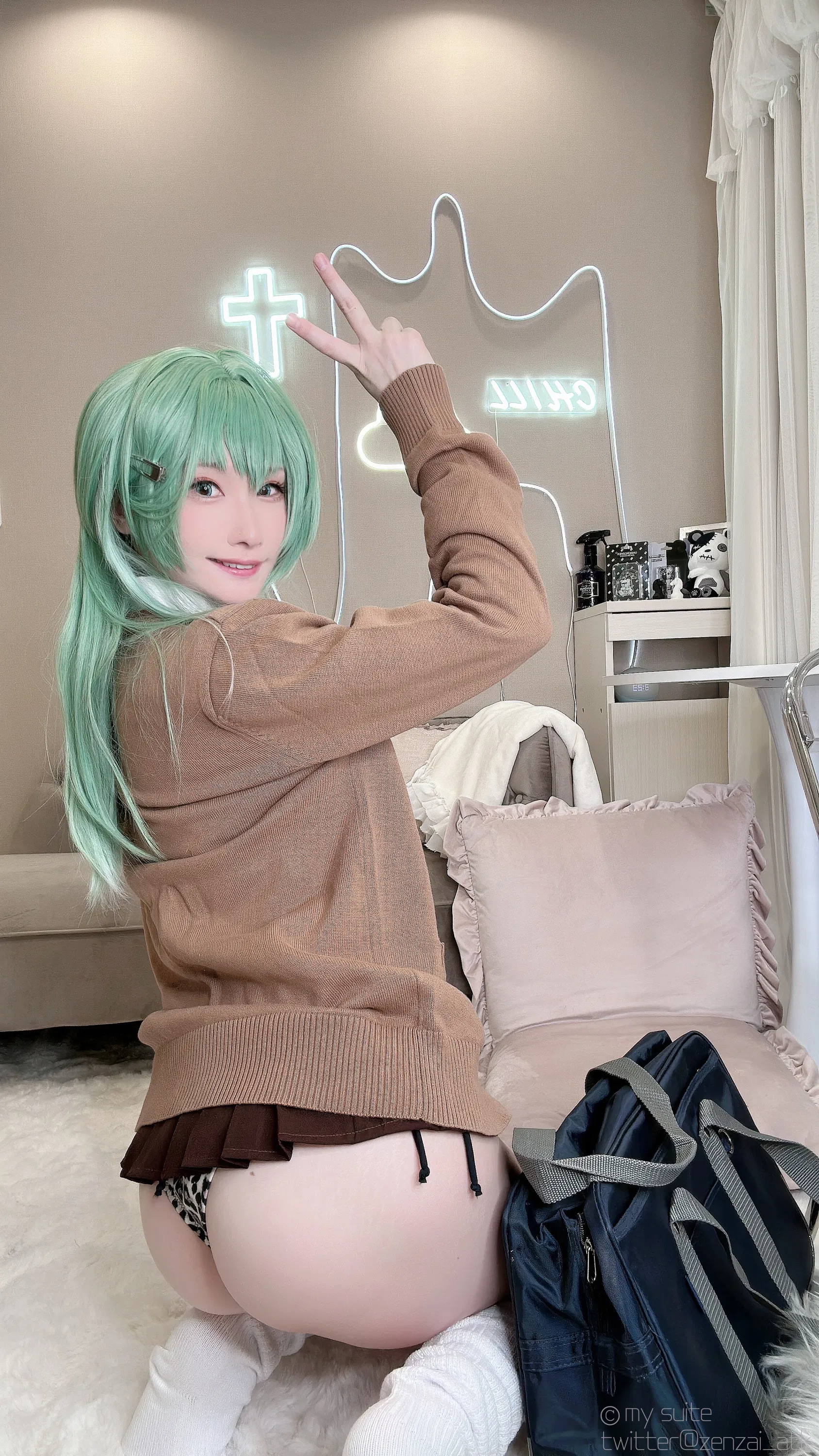 [Cosplay][my suite] Atsuki あつき - Gal Suzuya Selfie ギャル鈴谷自撮り